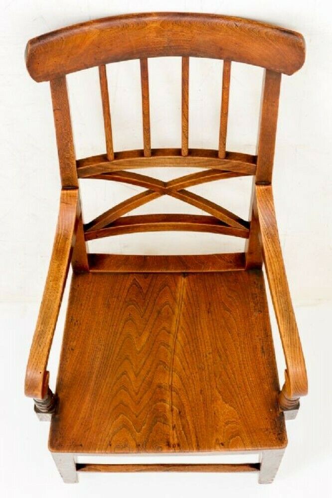 Elm Farmhouse Arm Chair Country Interiors 1800 photo Furniture