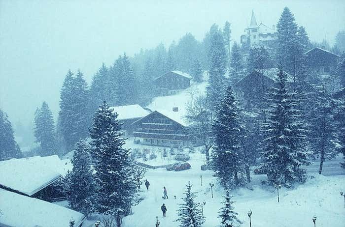 Winter In Gstaad By Slim Aarons