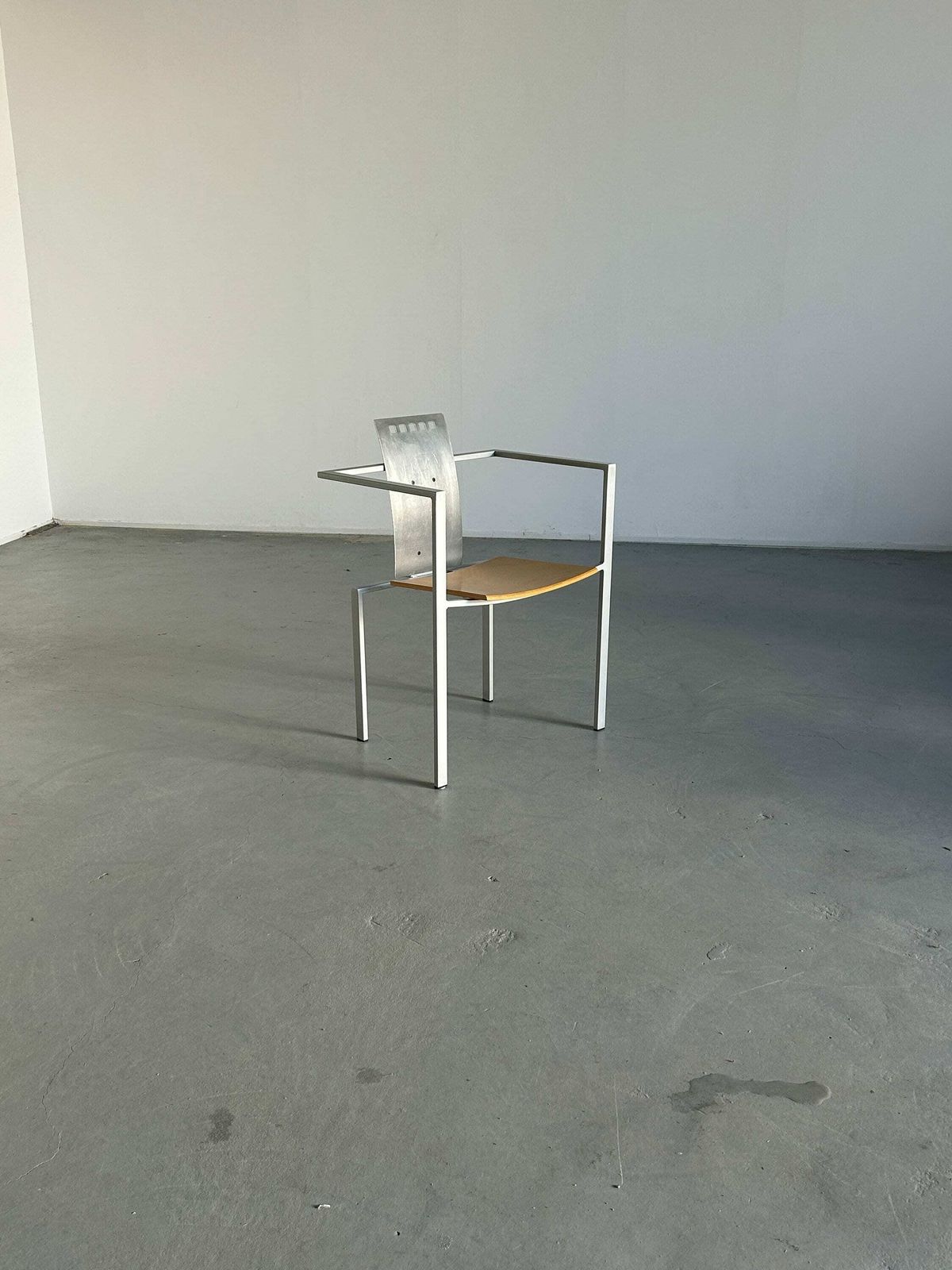 Memphis Design Postmodern Geometrical Chair By Karl Friedrich Förster For Kff, 1980s Germany, Industrial Design photo furniture