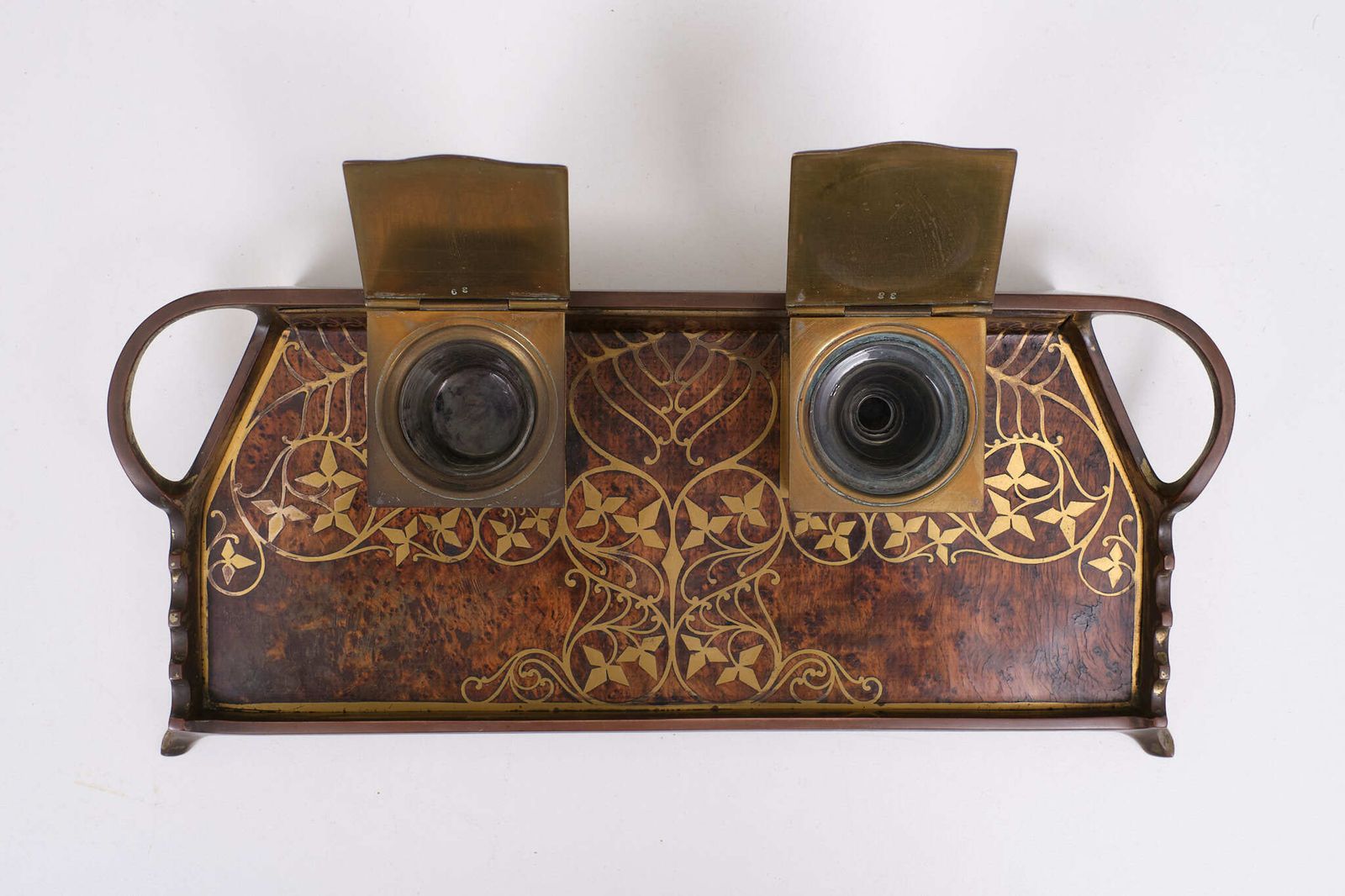 Erhard & Söhne Jugendstil Inkwell 1910 Austria photo furniture