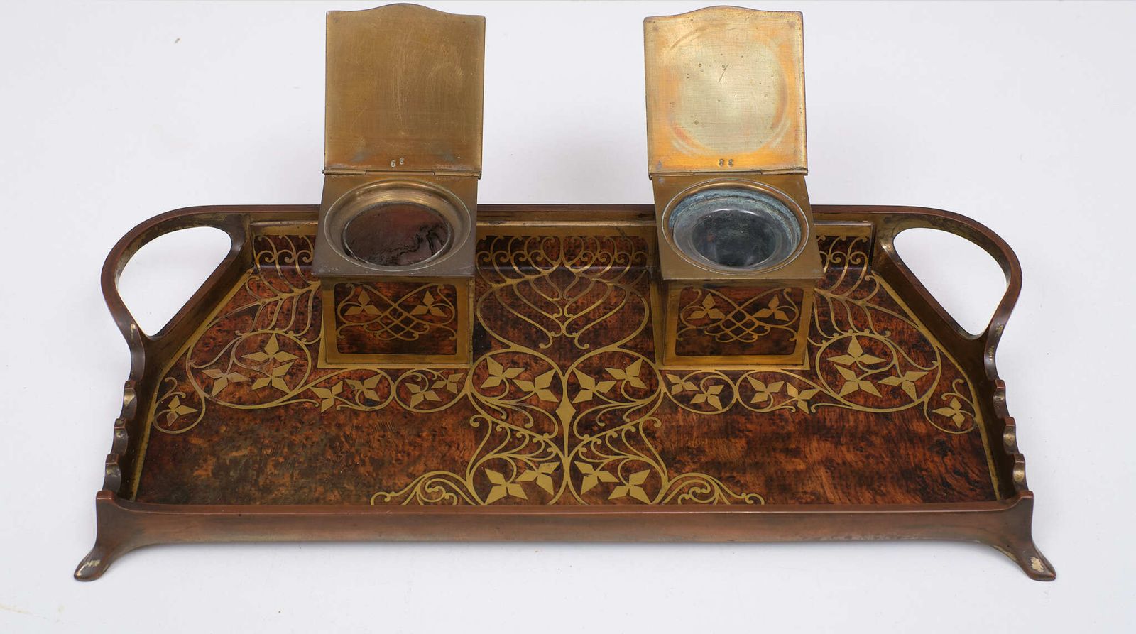 photo vinterior Erhard & Söhne Jugendstil Inkwell 1910 Austria