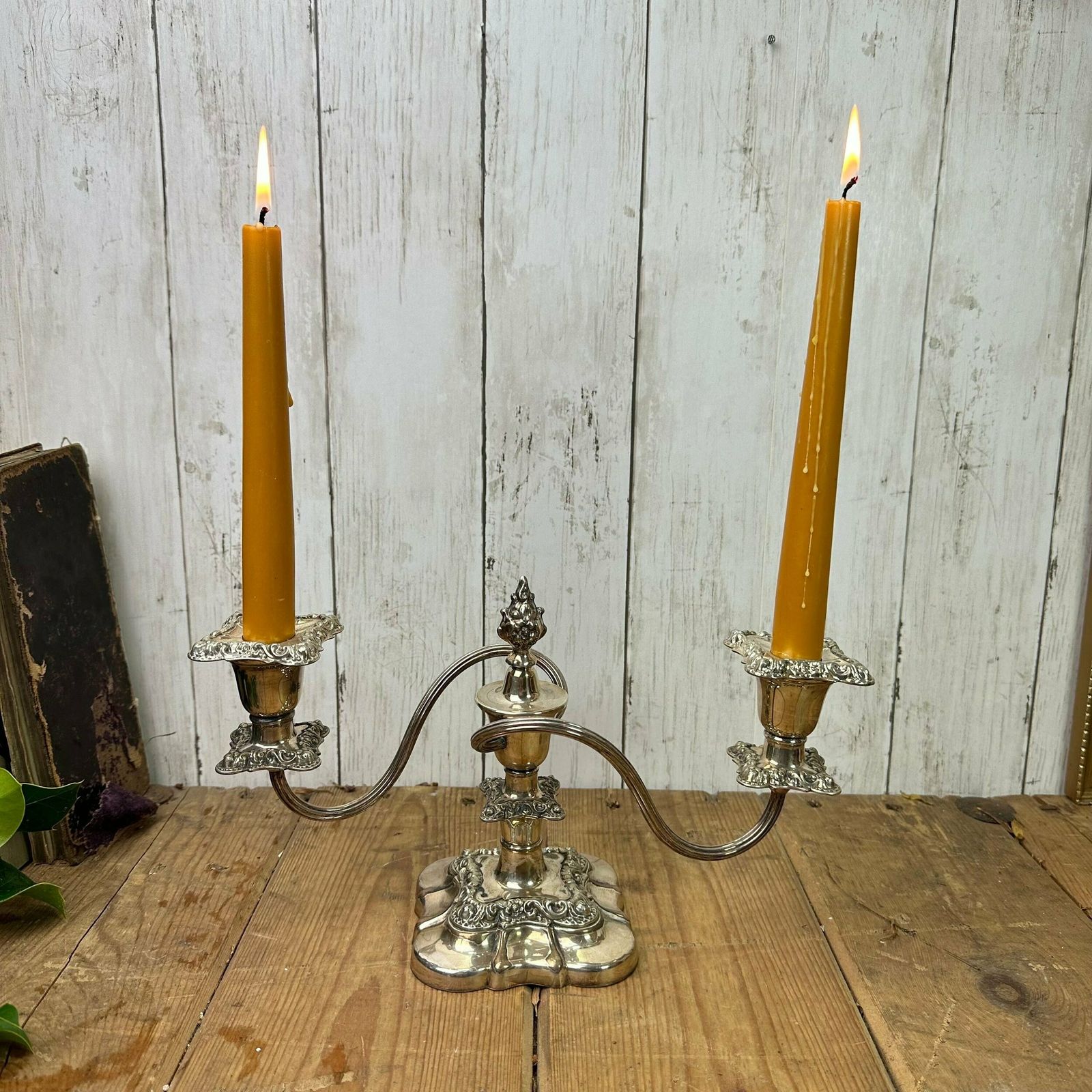 Beautiful Silver Plated Candelabra photo buy