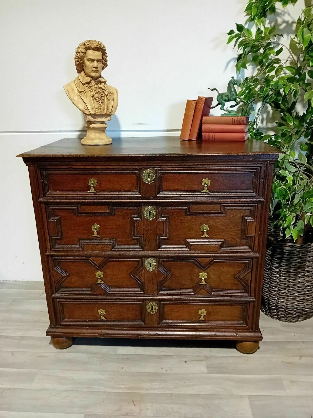 Jacobean Oak Chest Of Drawers photo Furniture
