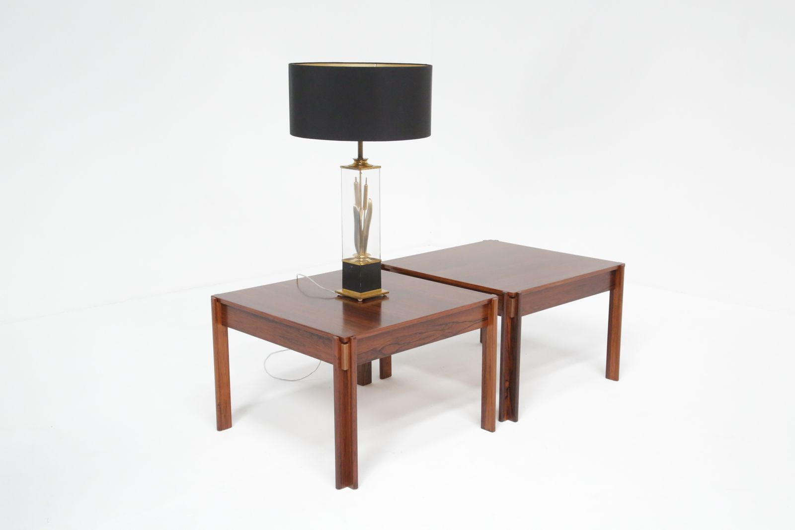 Pair Of Rosewood Side Tables By Ingvar Stockum For Futura Mobler, Sweden, 1965. photo Furniture