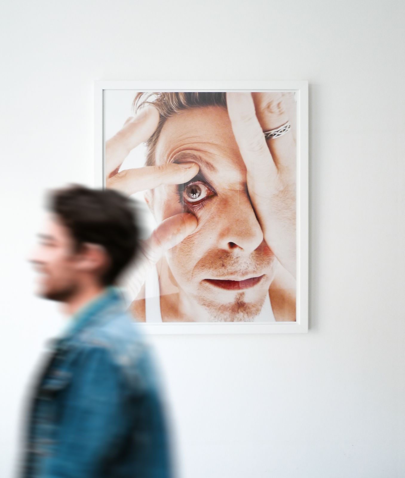 Limited Edition Signed “Bowie’s Eye" Print By Rankin, 1995 photo for sale