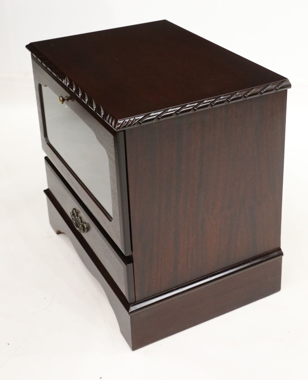 Modern Television Stand With Media Box Area And Drawer Free Uk Delivery photo buy
