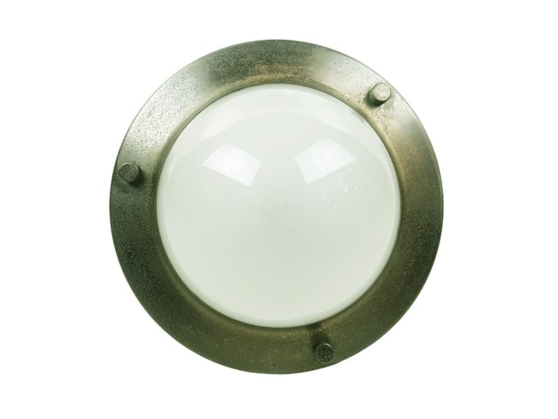 Burnished Brass & Glass Tommy Lsp6 Wall Lamp By Luigi Caccia Dominioni For Azucena, 1960s photo for sale