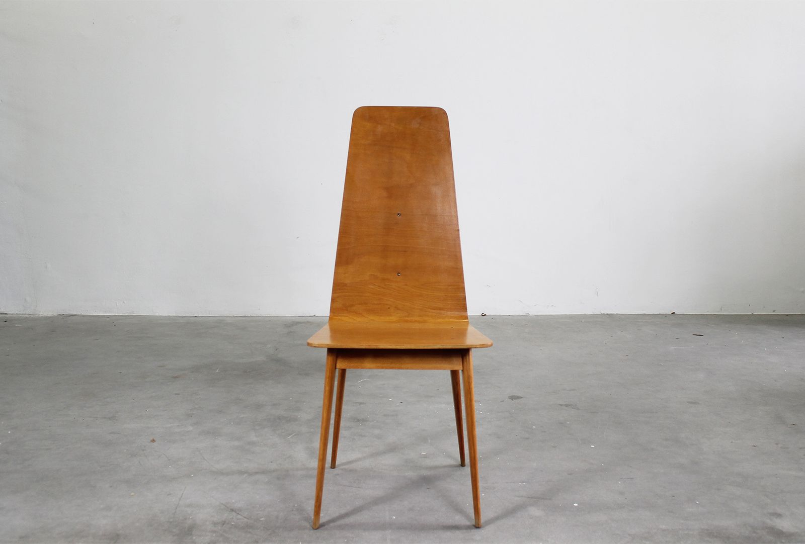 photo vinterior Sineo Gemignani Set Of Six Chairs In Curved Wood Italian Manufacture 1940s