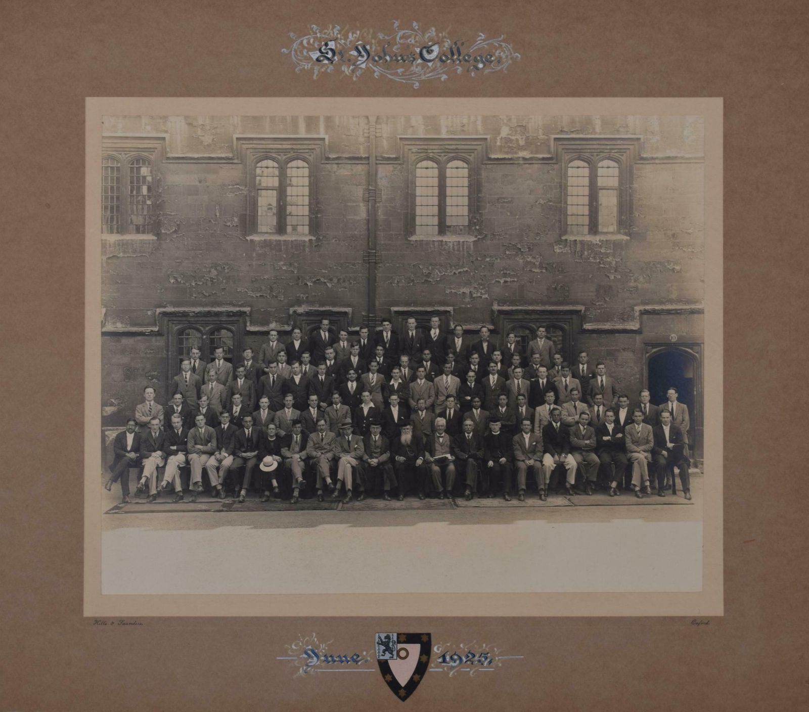 St John's College Oxford 1920s Photograph By Hills And Saunders