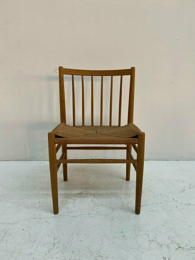 photo for sale Danish Oak Dining Chairs By Jørgen Bækmark For Fdb, 1950s, Set Of 6