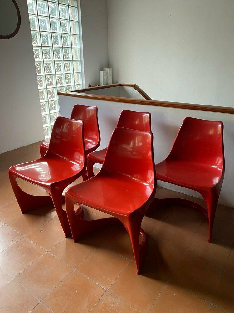 Model 290 Dining Chairs By Steen østergaard For Cado, 1960s, Set Of 5 photo vinterior