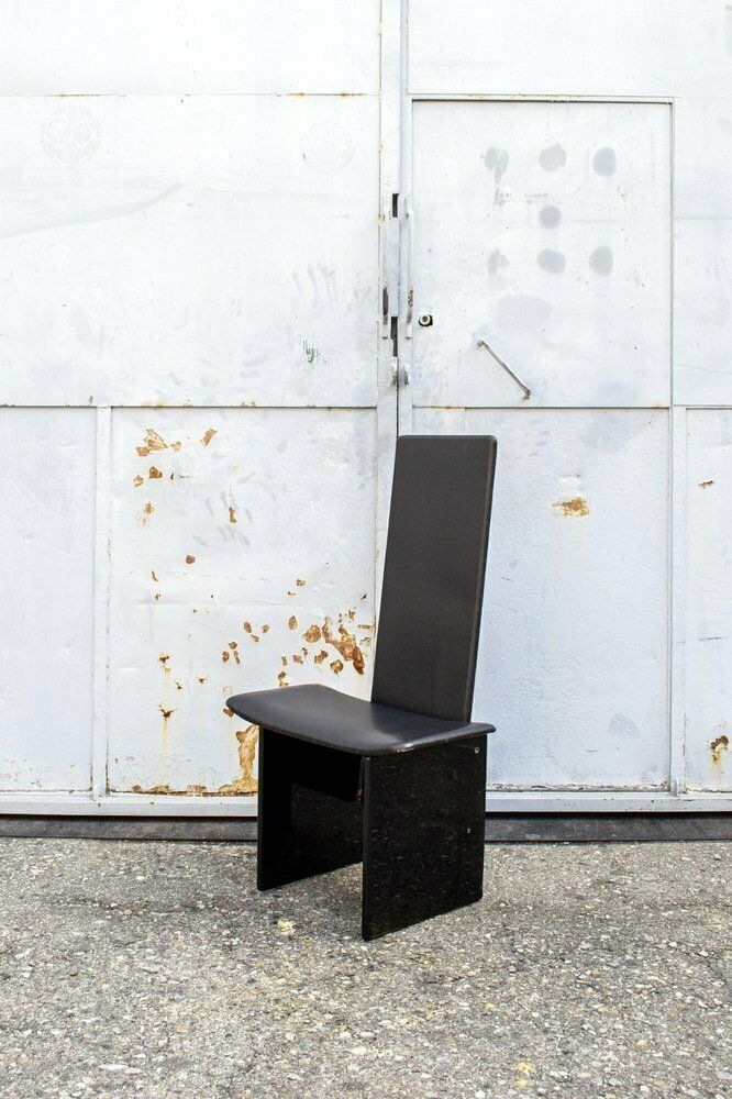 Rennie Chairs In Leather By Kazuhide Takahama For Gavina, 1968, Set Of 6 photo furniture
