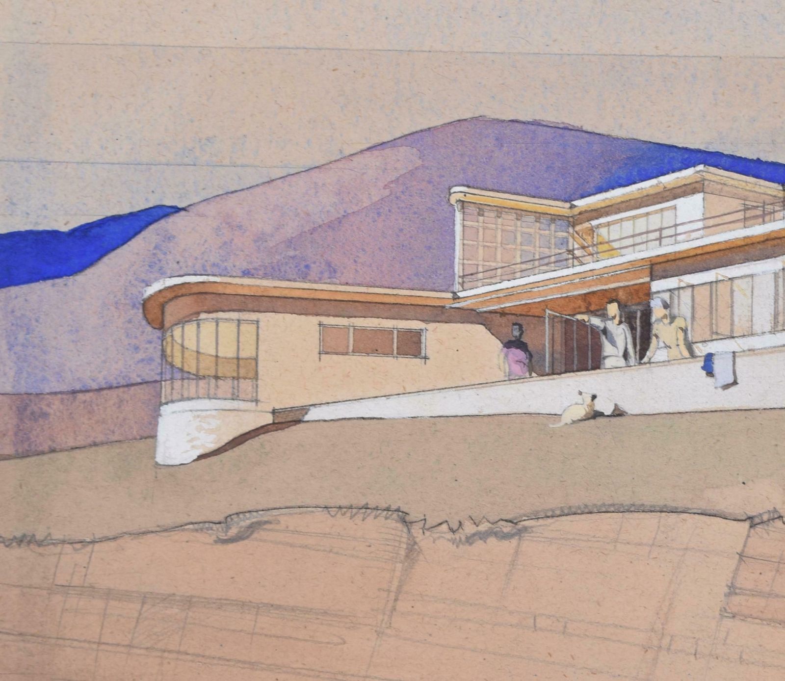 Edward Maufe Architectural Design For House On Round Island, Poole Harbour By Edward Maufe photo furniture