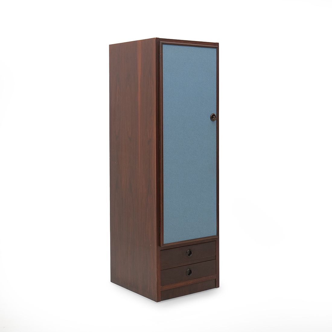 Wooden Wardrobe With Drawers, 1960s