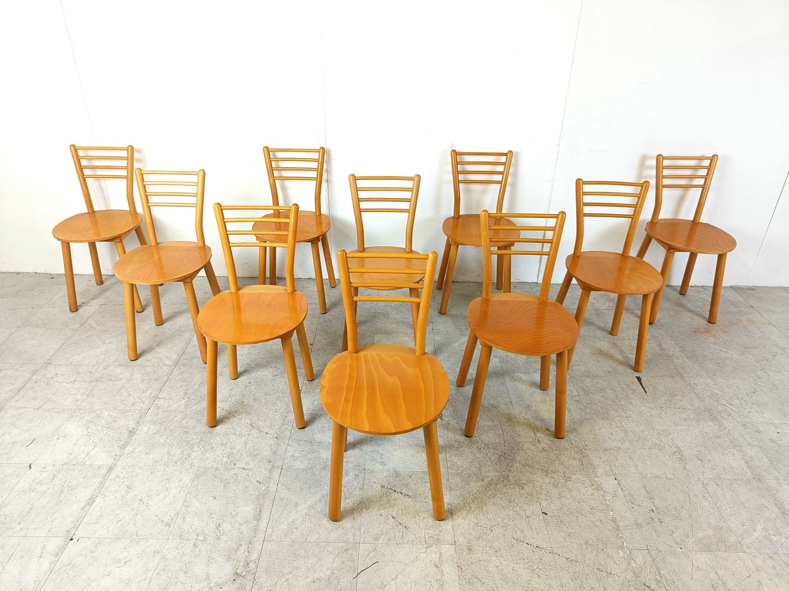 Furniture Vintage Scandinavian Dining Chairs, 1970s photo
