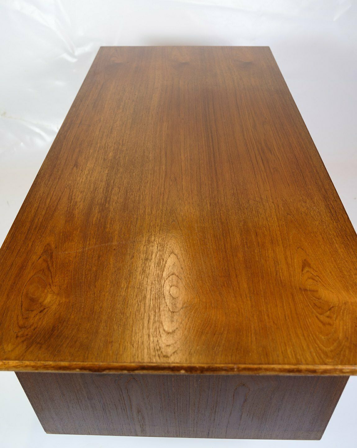 photo furniture Desk In Teak With Floating Tabletop, Danish Design 1960s
