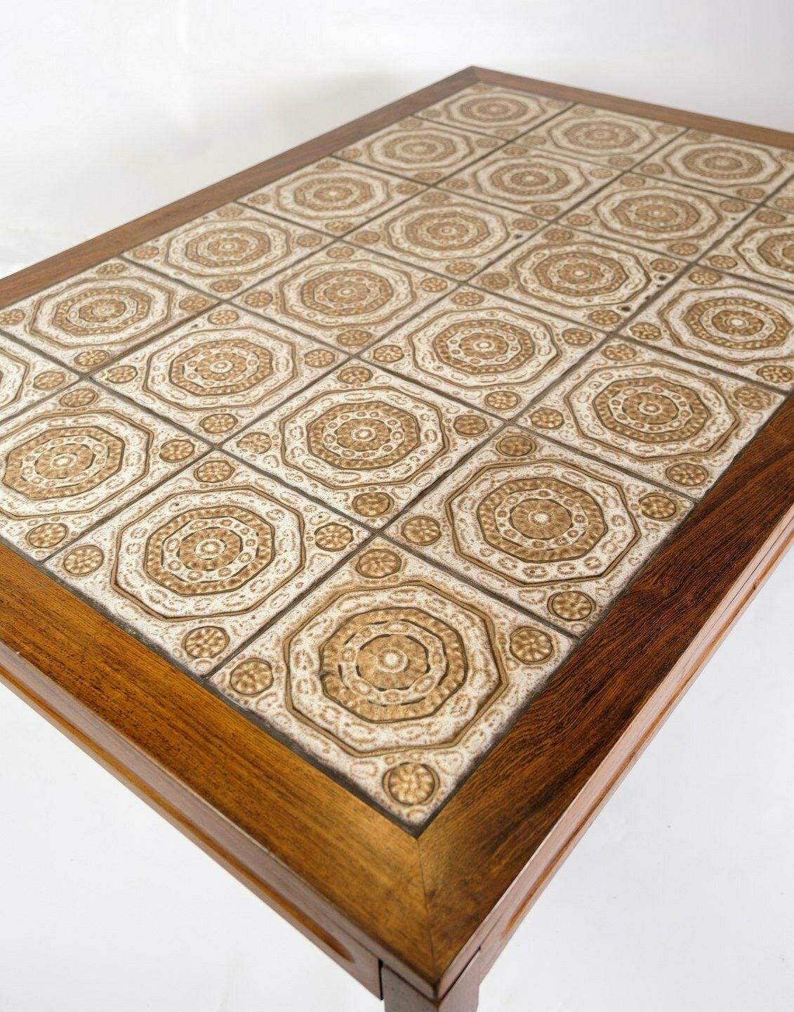 Coffee Table In Rosewood With Tiles, Danish Design From 1960s photo Furniture