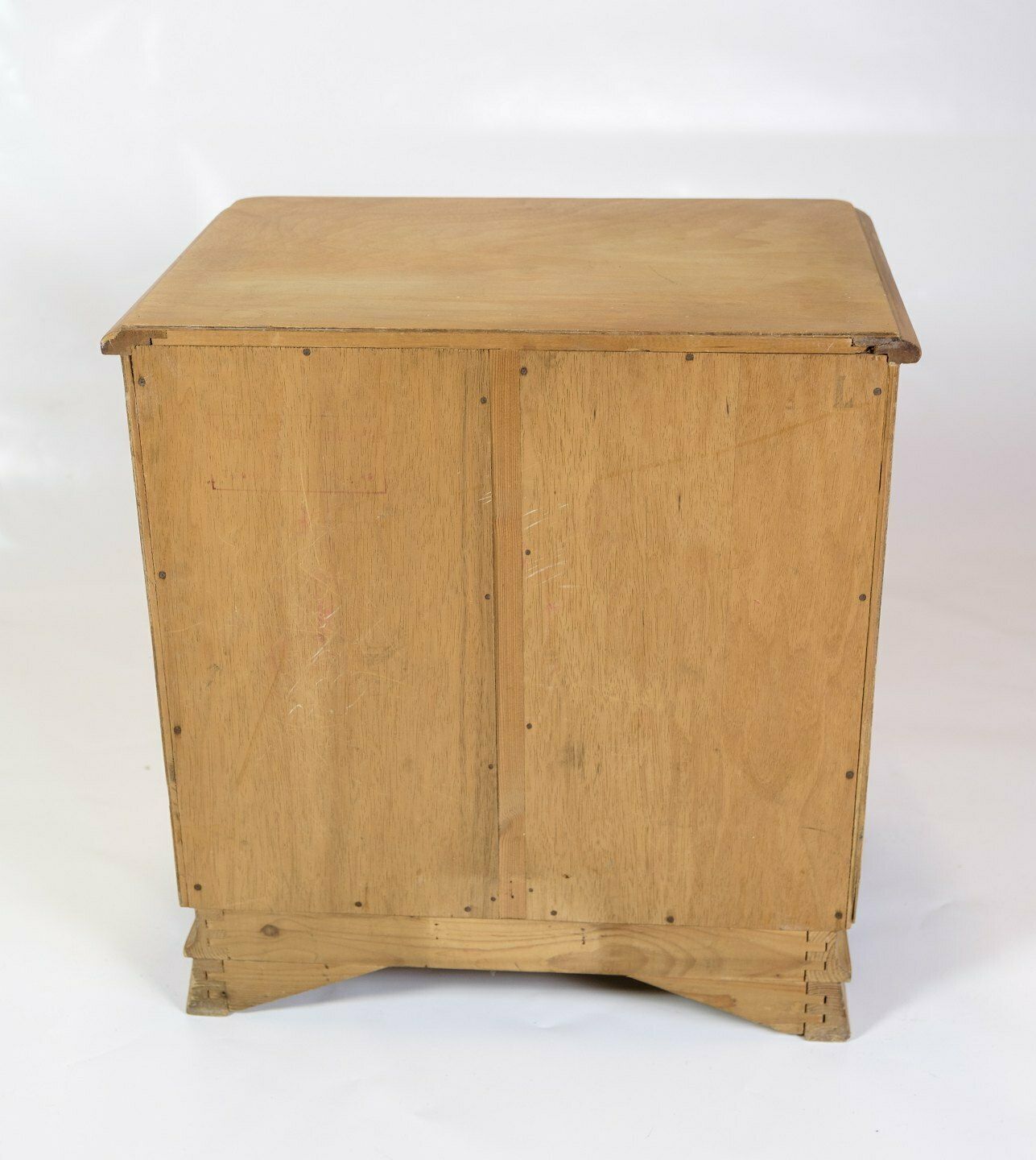Nightstand In Pine & Brass, Danish Design photo 230.0