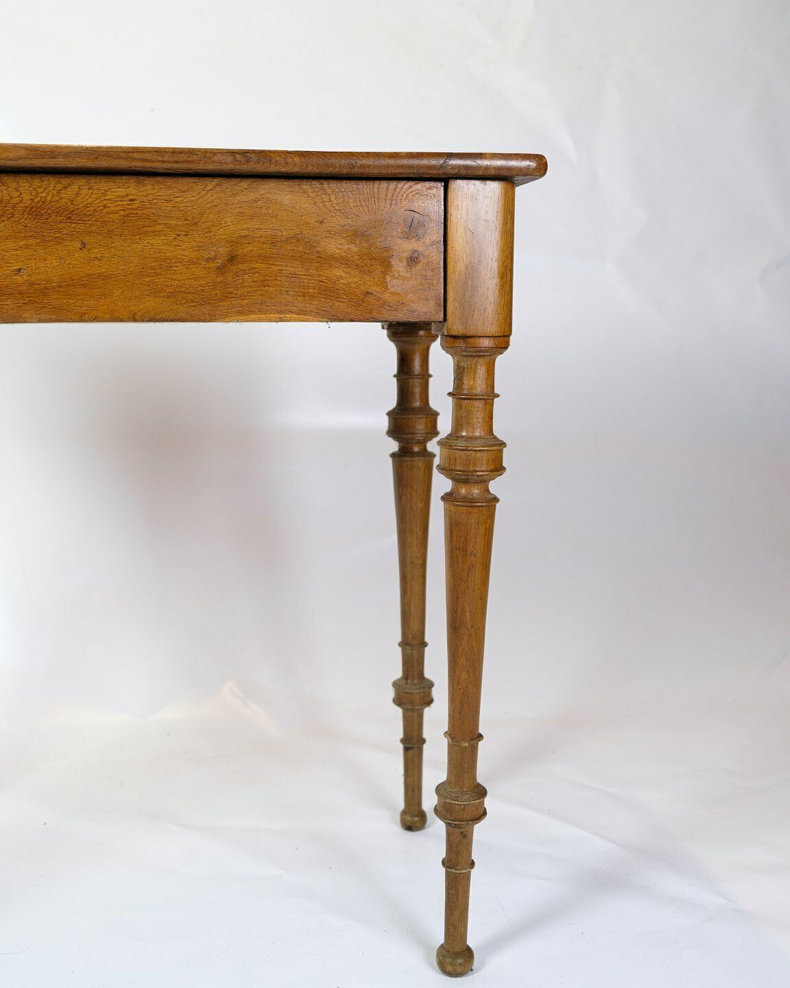 Entrance Furniture In Oak With Round Legs From 1890s photo for sale