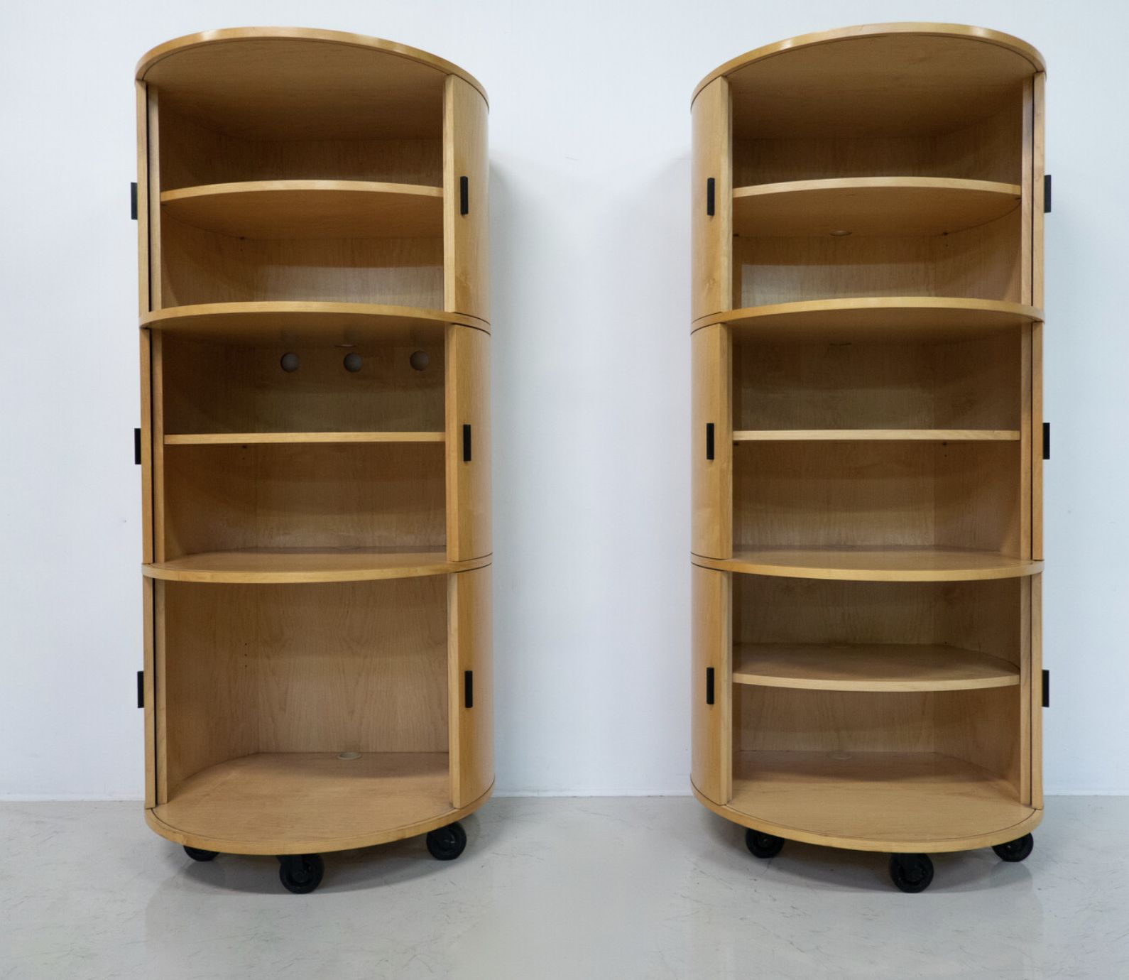 Mid Century Modern Round Cabinets ‘Big O’ By Dirk Meylaerts, 1990 photo vinterior
