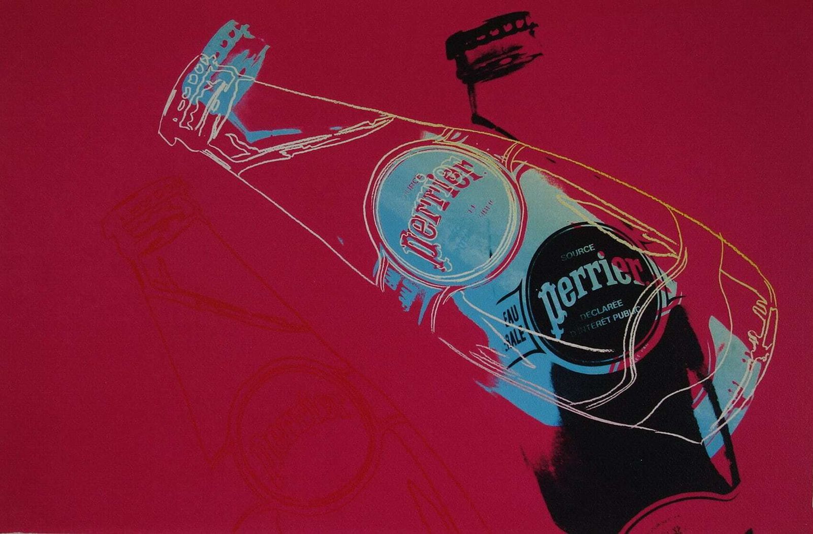 Fine Pop Art Limited Edition Trial Proof Print, Andy Warhol, Signed & Stamped With Estate Stamp photo furniture