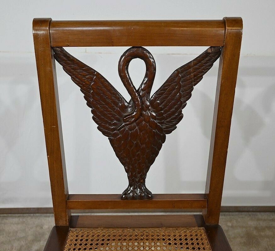 photo furniture Pair Of Mahogany Chairs, Directoire Style – Late 19th Century