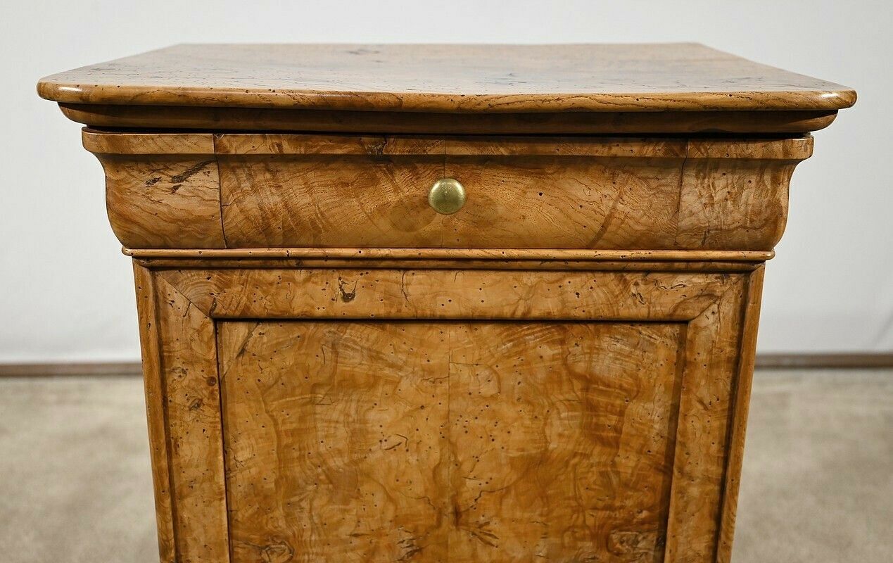 photo furniture Ash Bedside Table, Restoration Period – 1st Part 19th Century