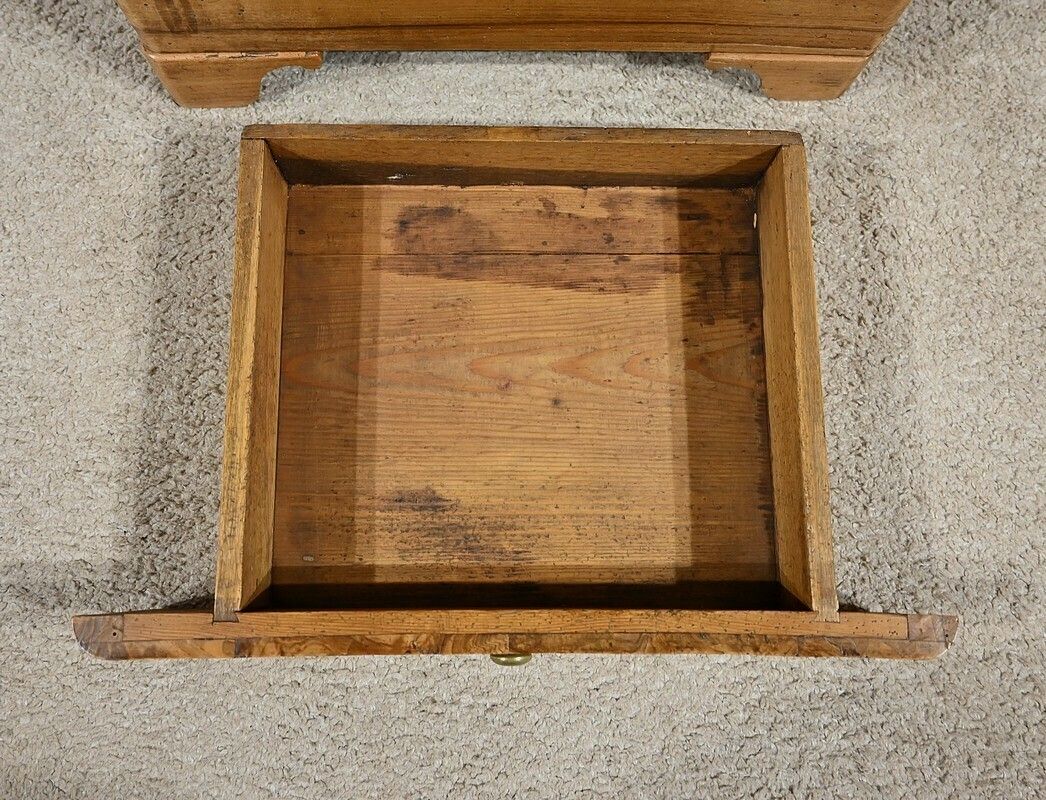 photo buy Ash Bedside Table, Restoration Period – 1st Part 19th Century