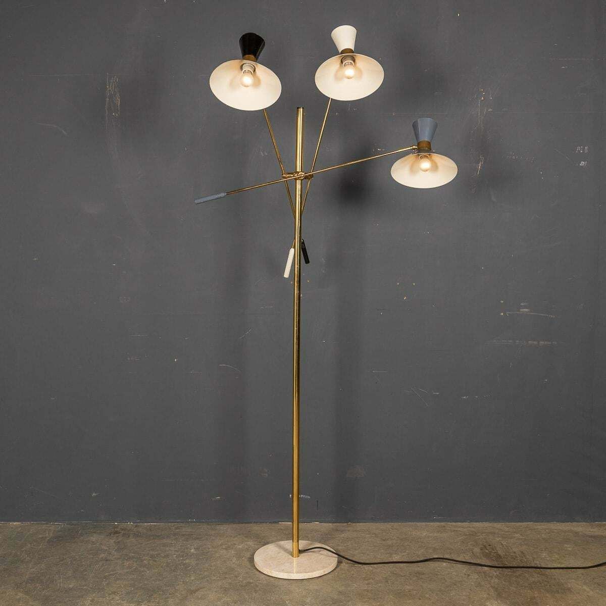 An Italian Articulated Standing Floor Lamp , C.1970 photo for sale
