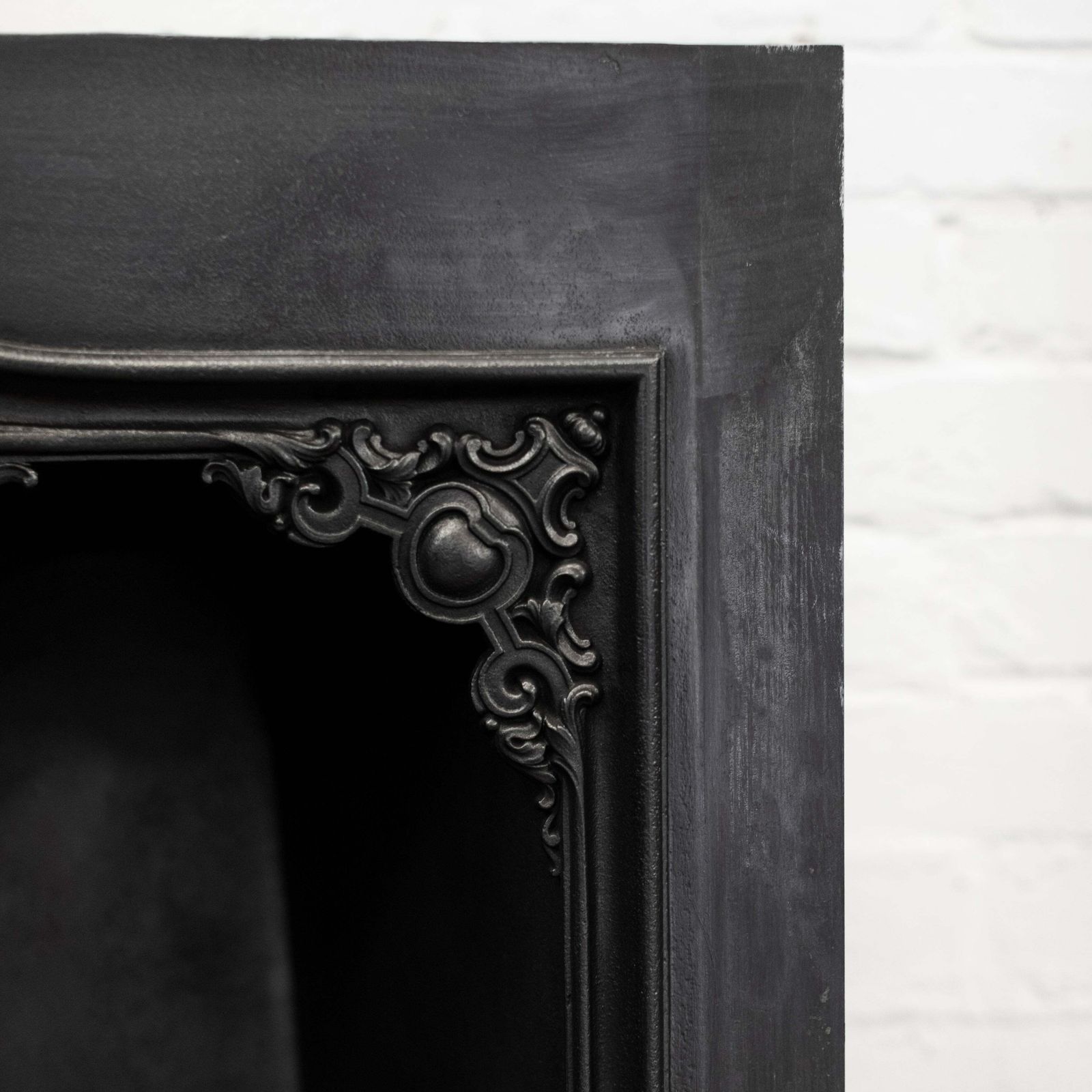 Antique Ornate Late Georgian / Early Victorian Cast Iron Insert photo for sale