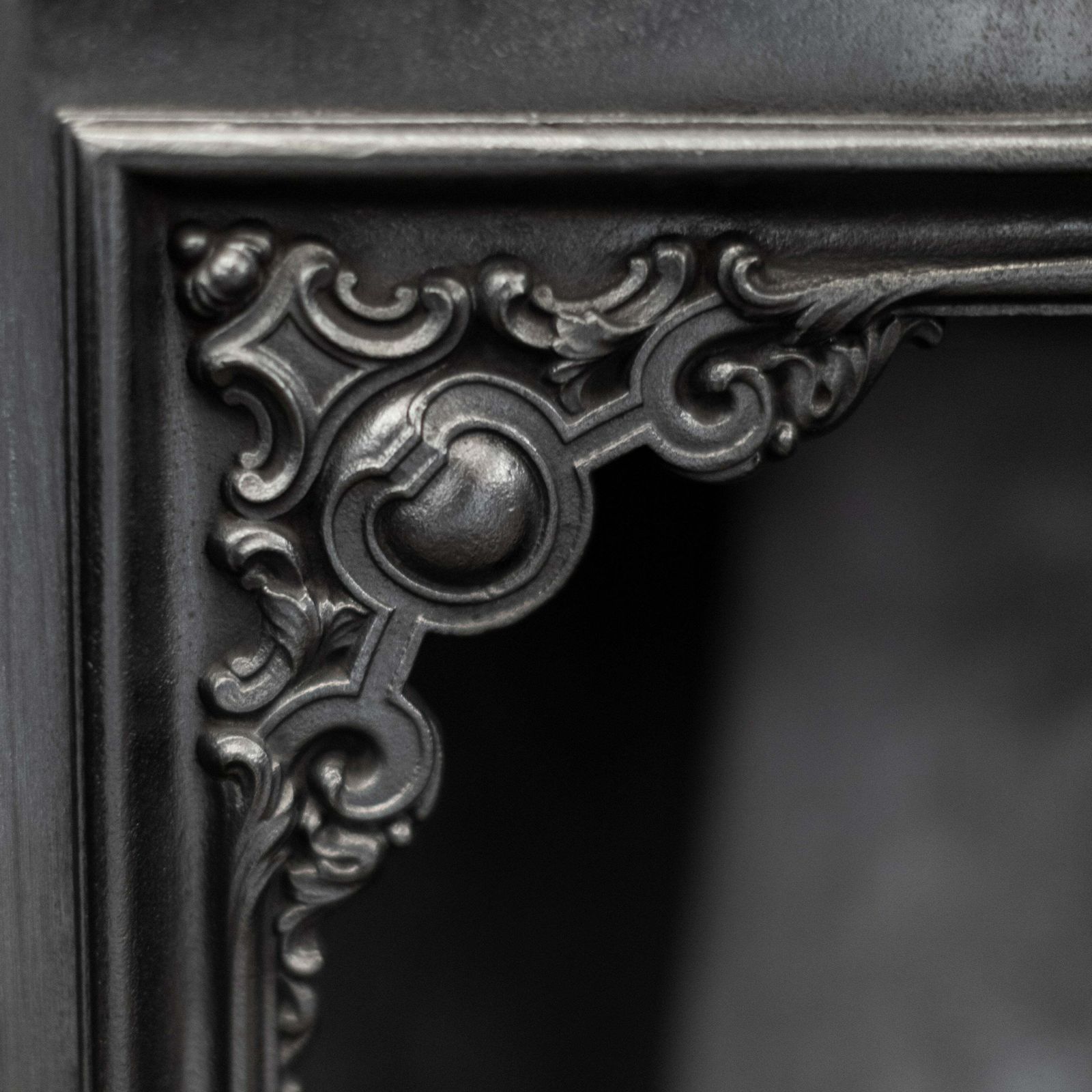 Antique Ornate Late Georgian / Early Victorian Cast Iron Insert photo buy