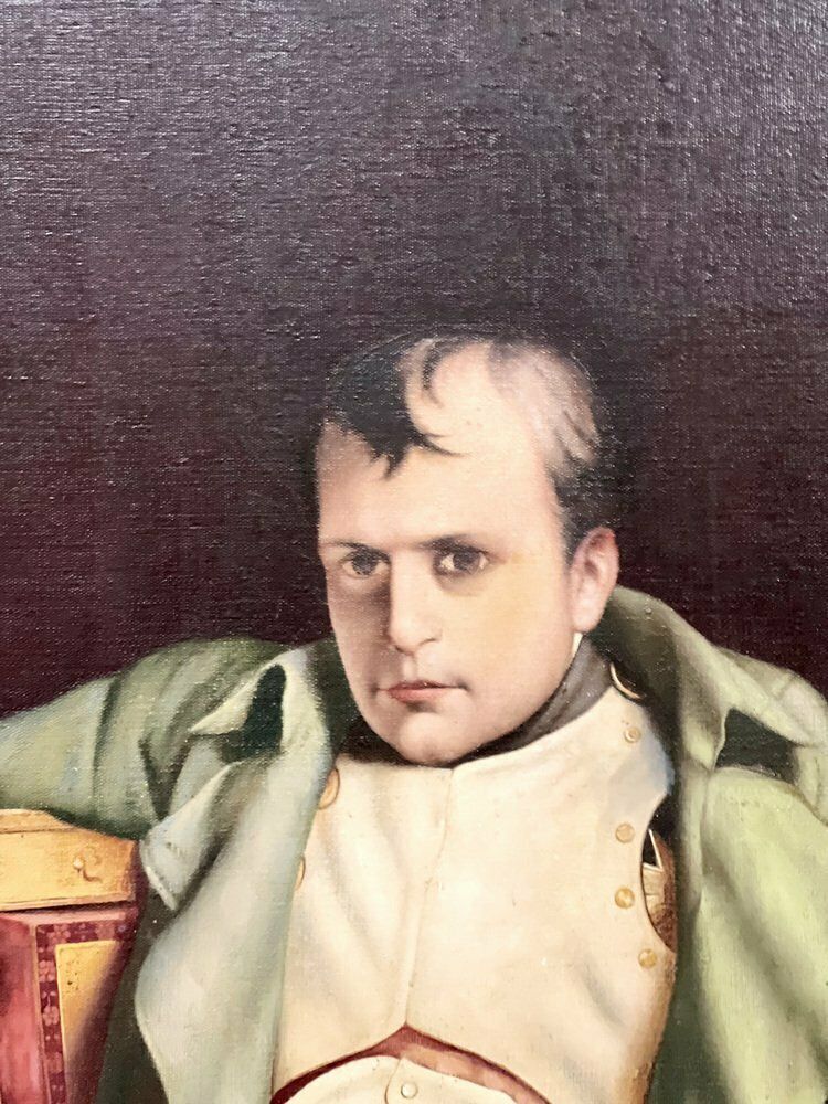 Xaver Diblik, Napoleon Bonaparte Portrait, 1950, Schilderij photo vintage