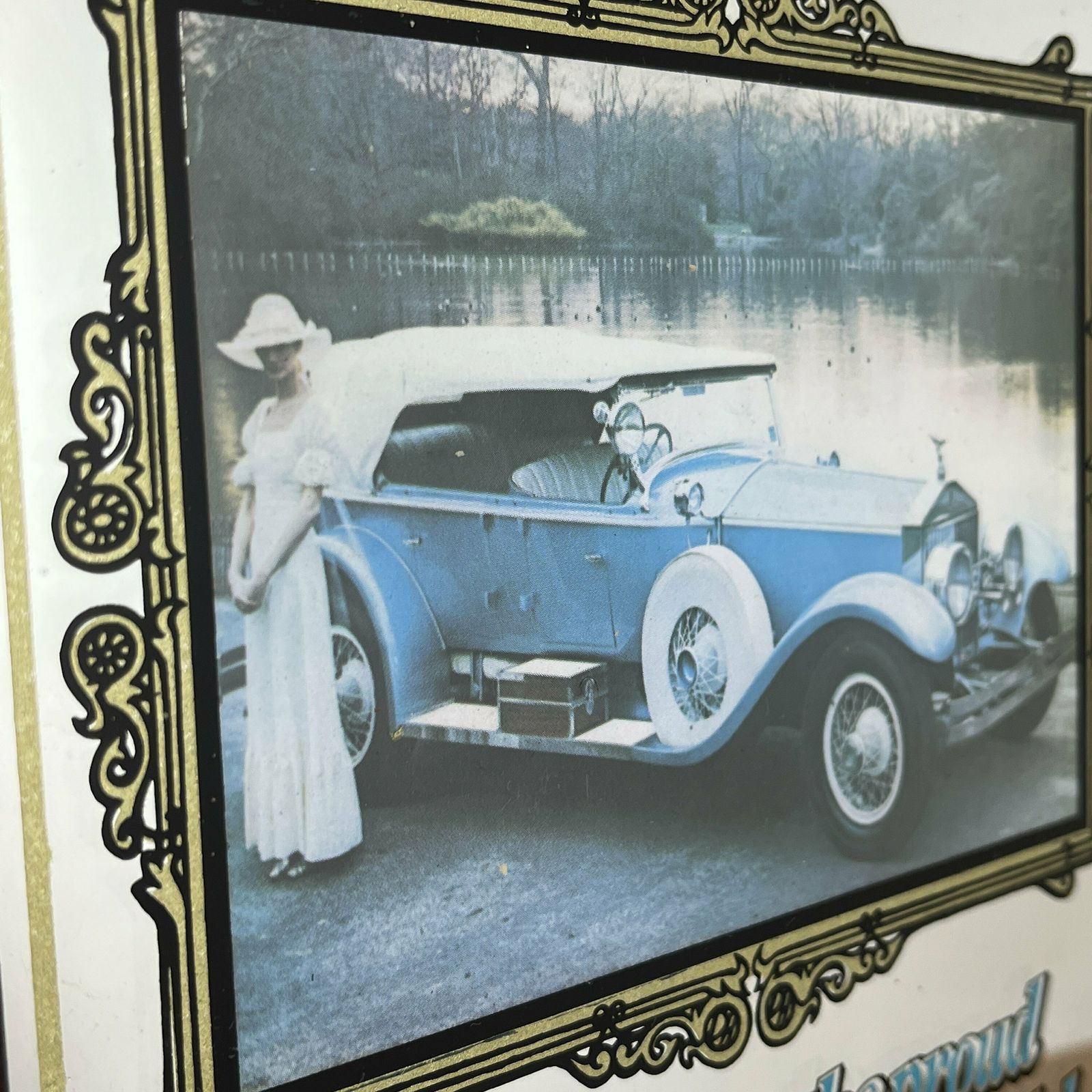 Elegant Rolls Royce Vintage Mirror, Automobile Car Picture, Transport Collectable, Wall Art, Advertising Mirror photo buy