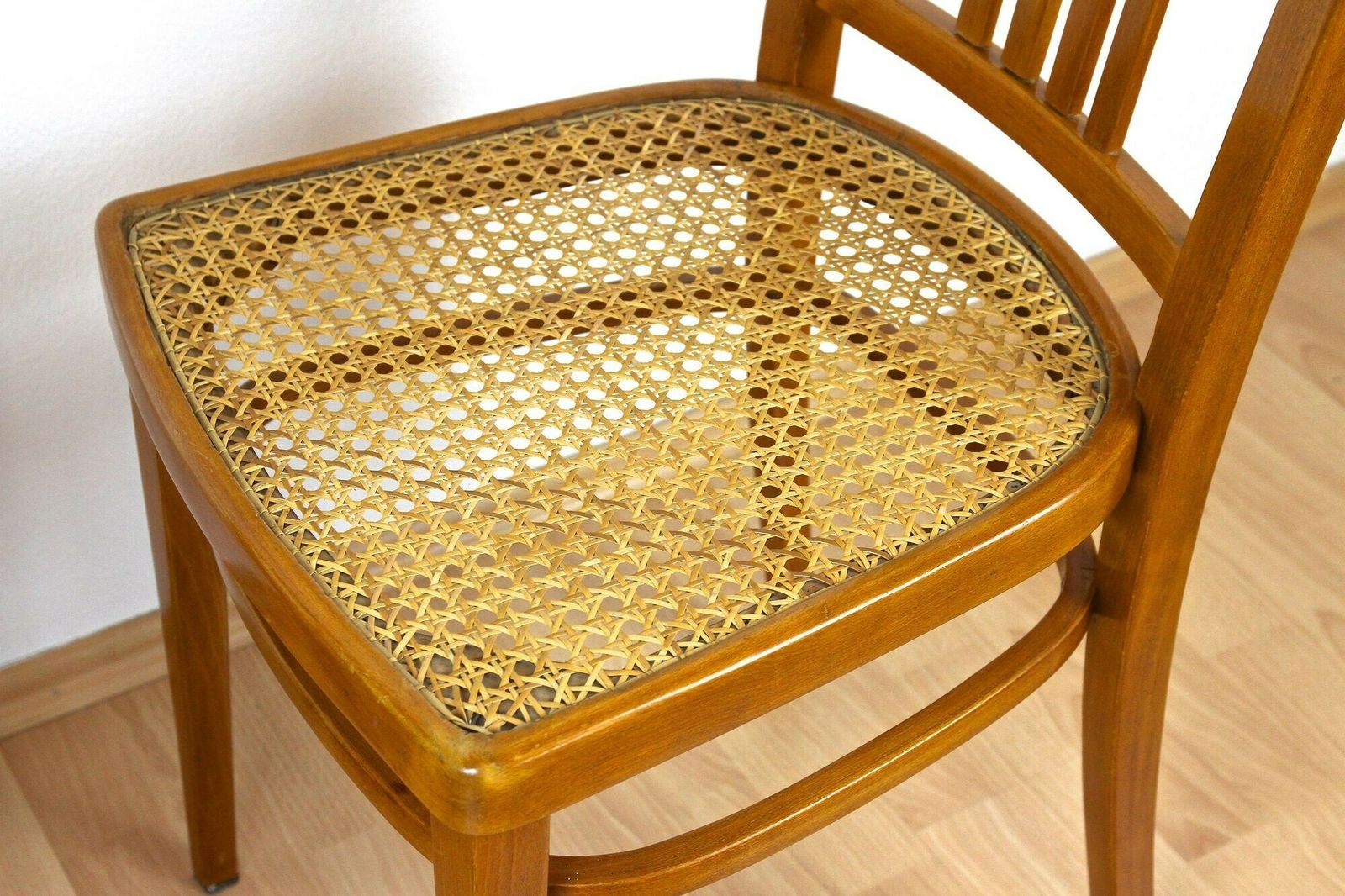 Pair Of Art Nouveau Bentwood Chairs By J&J Kohn, Austria Circa 1910 photo vinterior