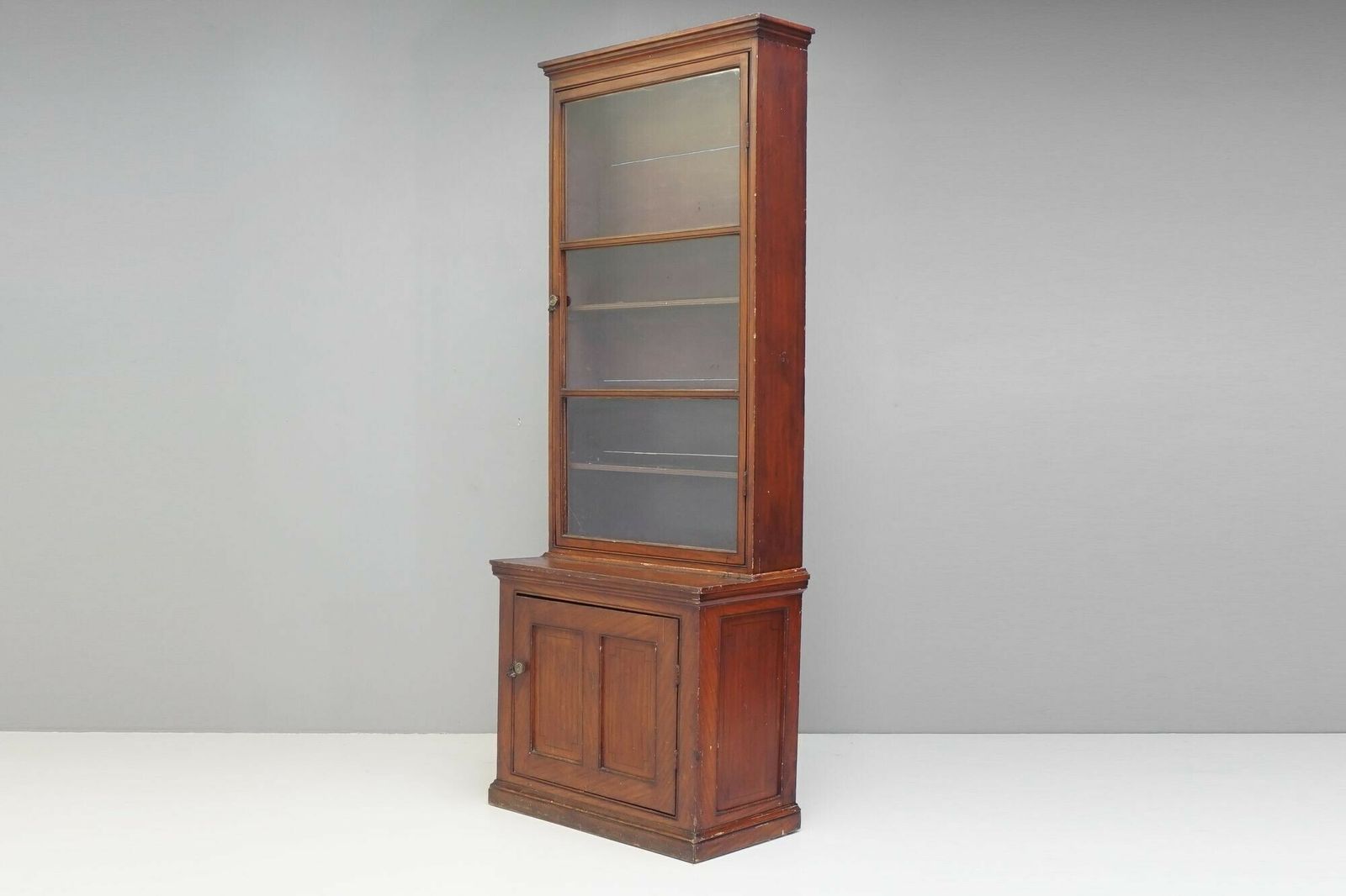 Cupboard Bookcase, 1800s, Pine photo furniture