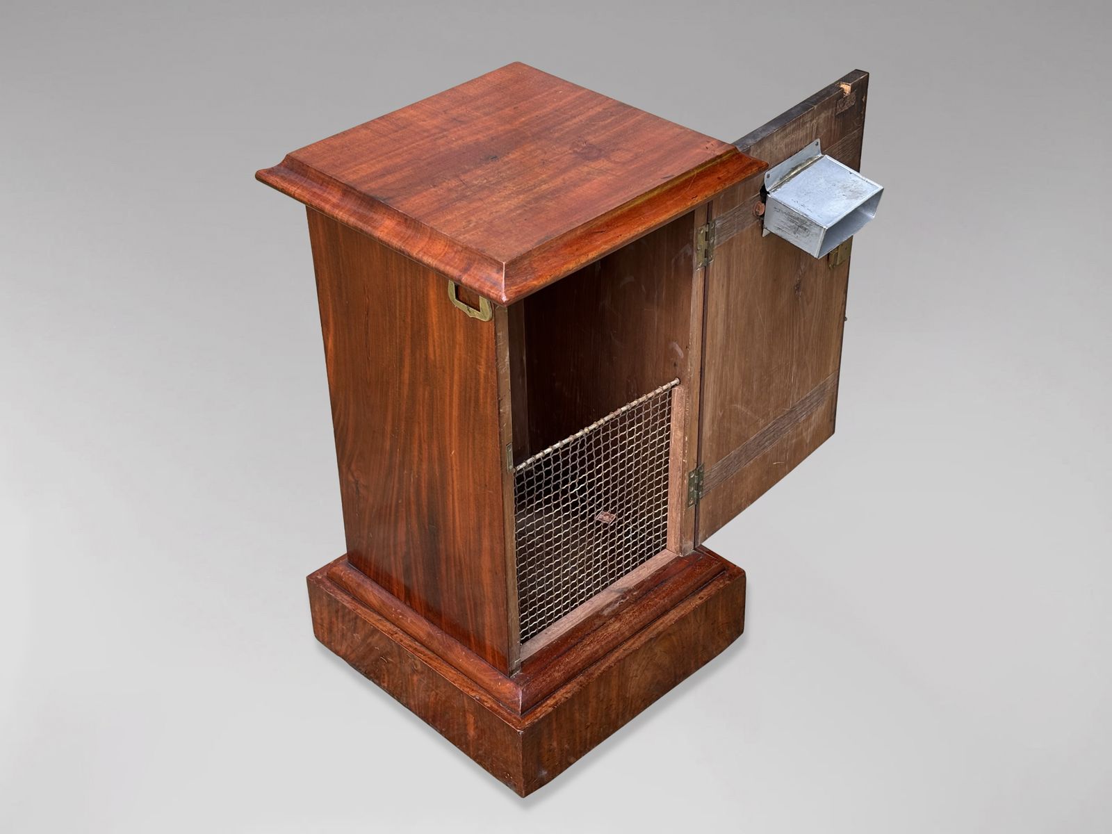19th Century Victorian Period Mahogany Country House Letter Box photo for sale