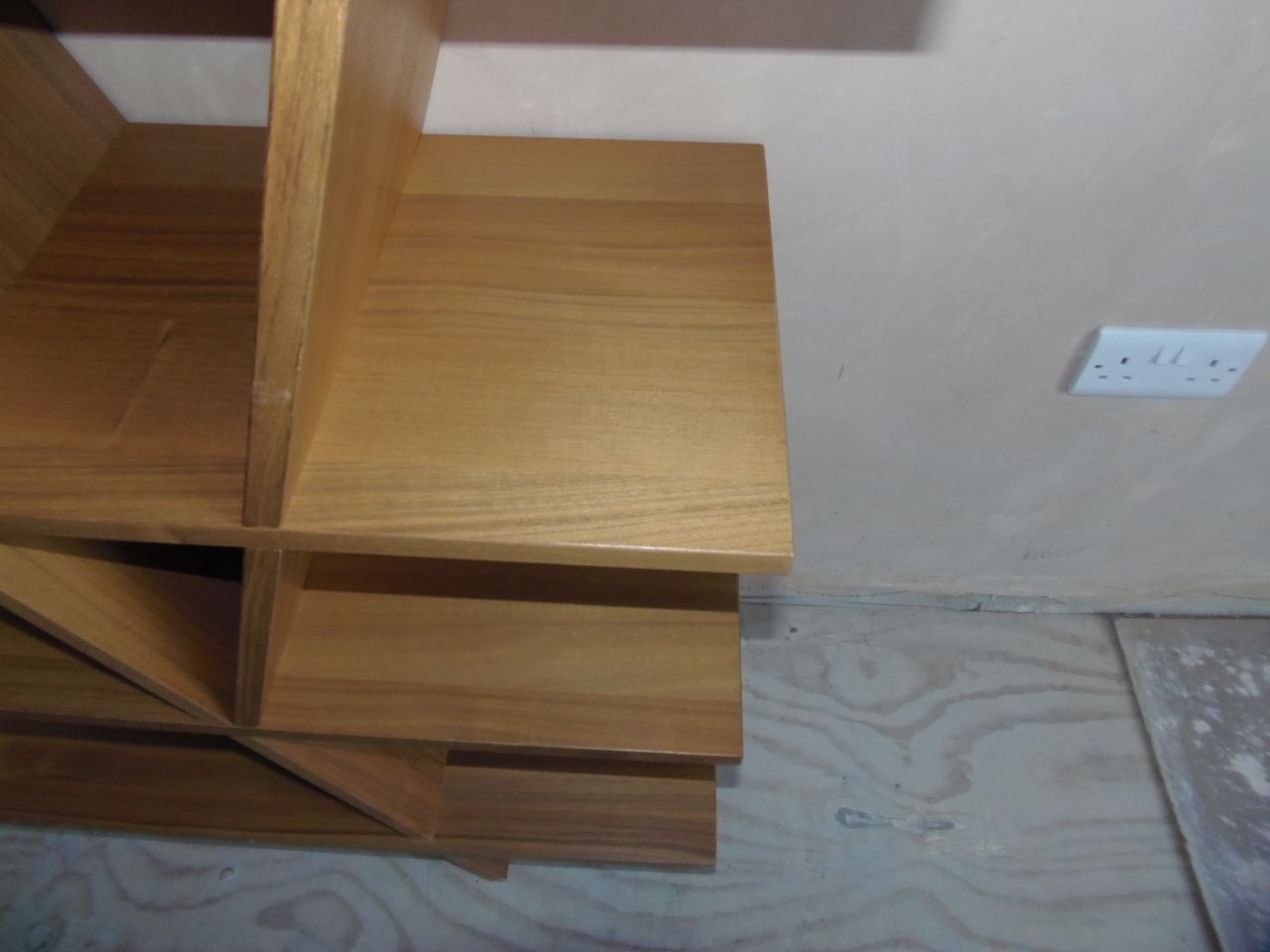 Contemporary Angular Bookshelf / Display Unit . photo 475.0
