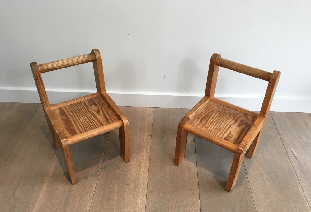 50s 29472: Unusual Small Baby Chairs. Circa 1970 photo for sale