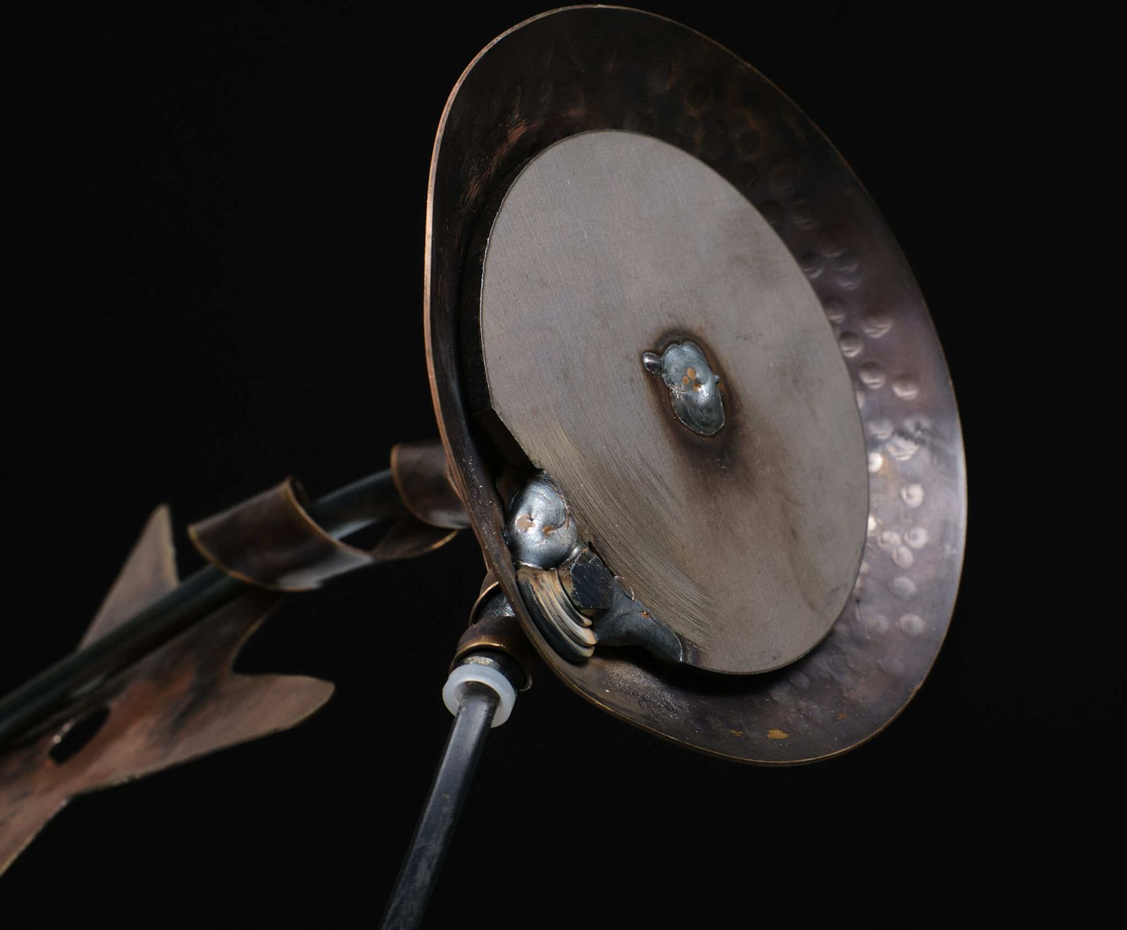 Robert Kostka Handmade Star Table Lamp 1980s France photo for sale