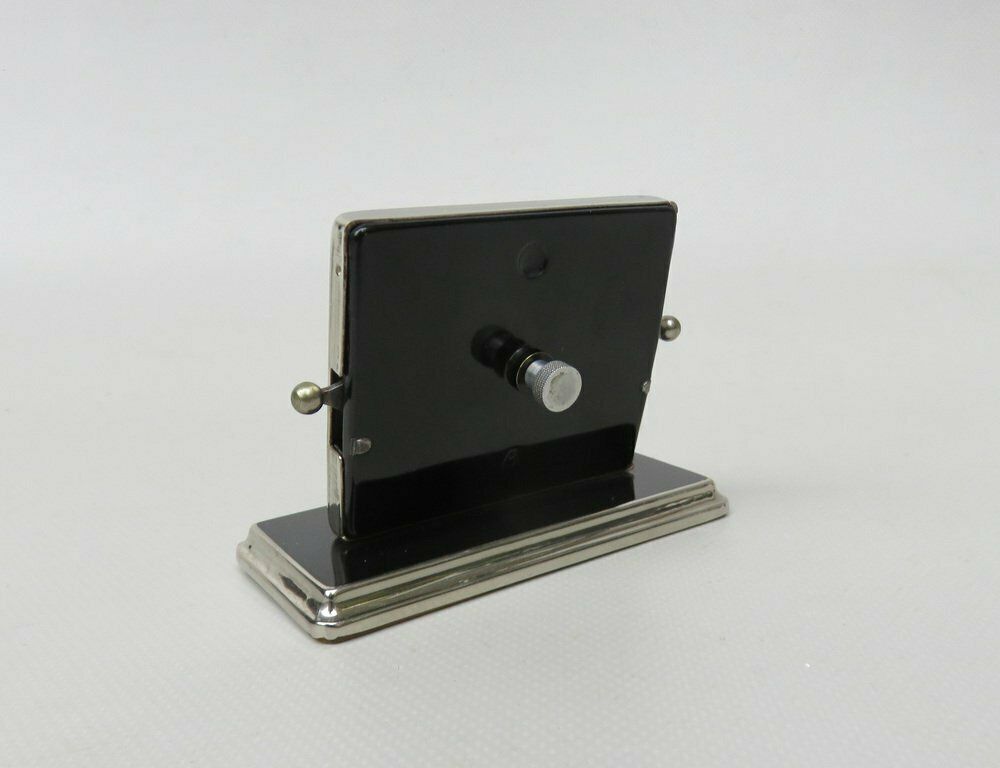 photo furniture Bauhaus Chrome Plated Black Eternal Calendar By Jakob Maul, 1920s
