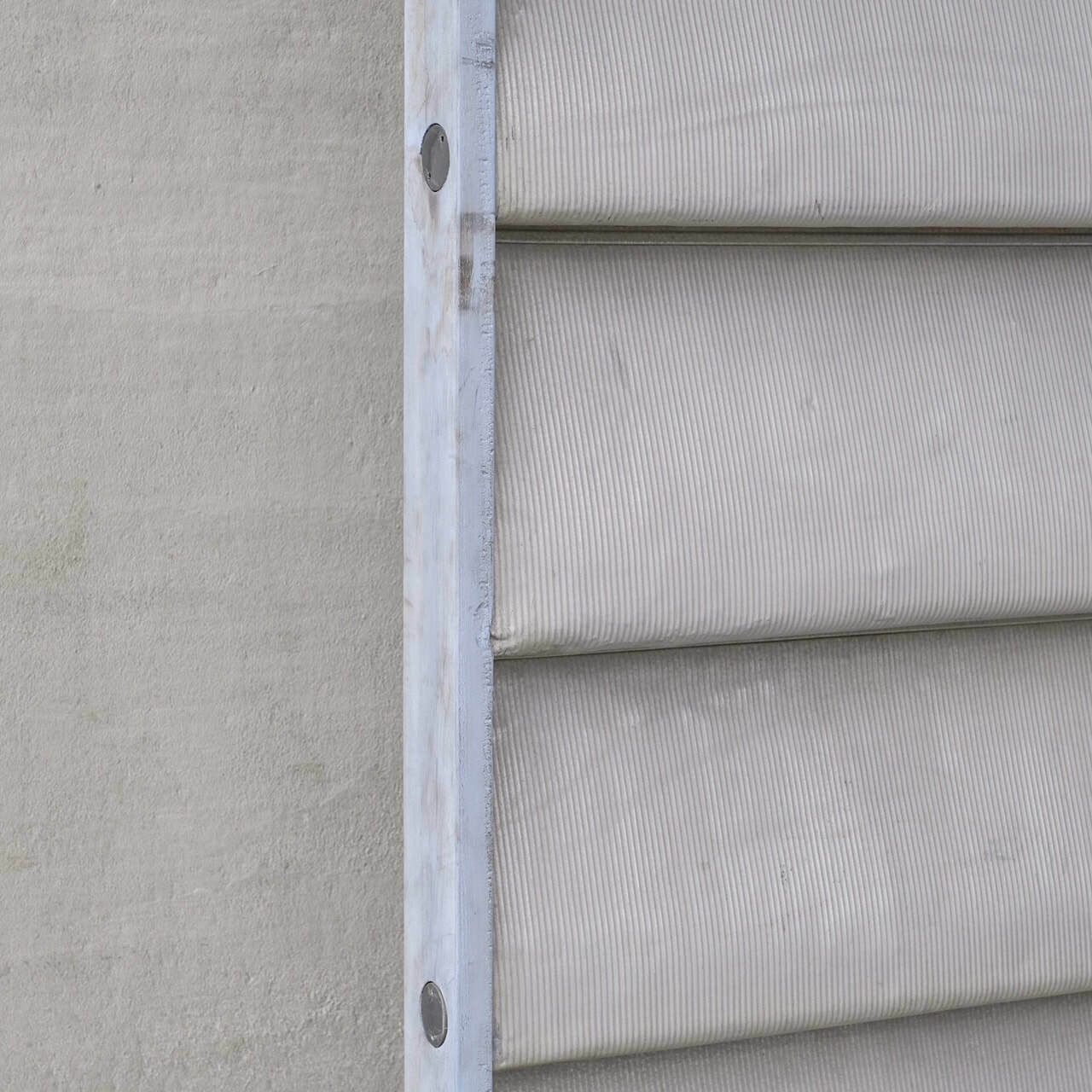 Jean Prouvé Architectural Mid Century Cameroon Sliding Panelsun Shutterroom Divider photo for sale