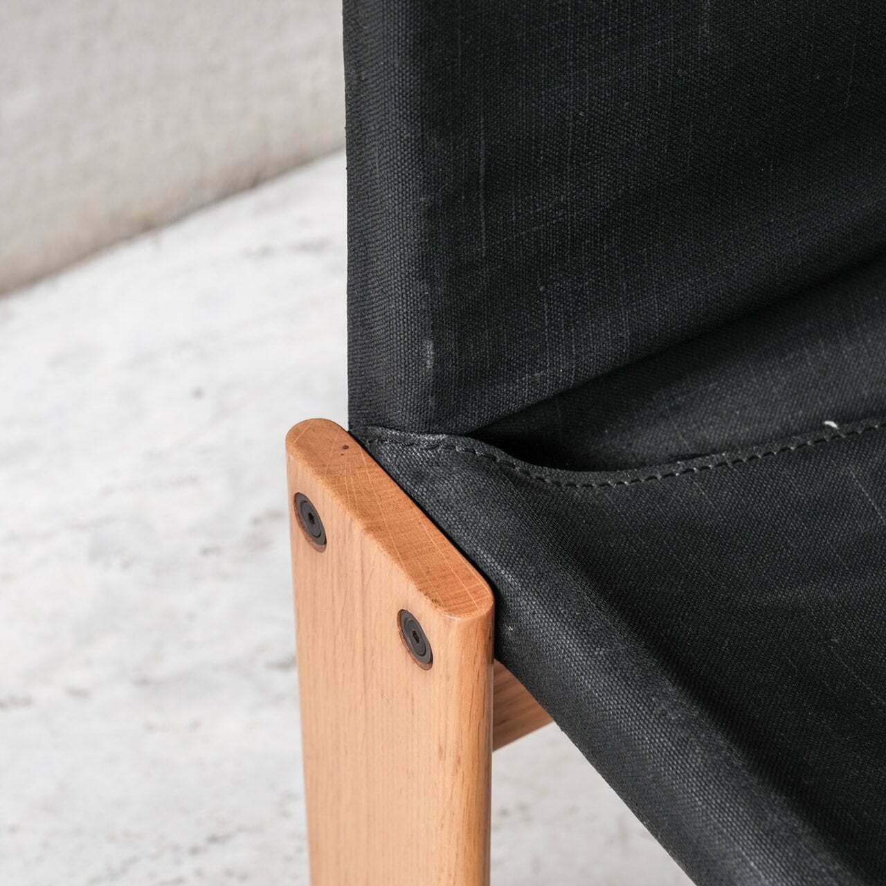 photo furniture Set Of Four Italian Scarpa 'Monk' Mid Century Dining Chairs