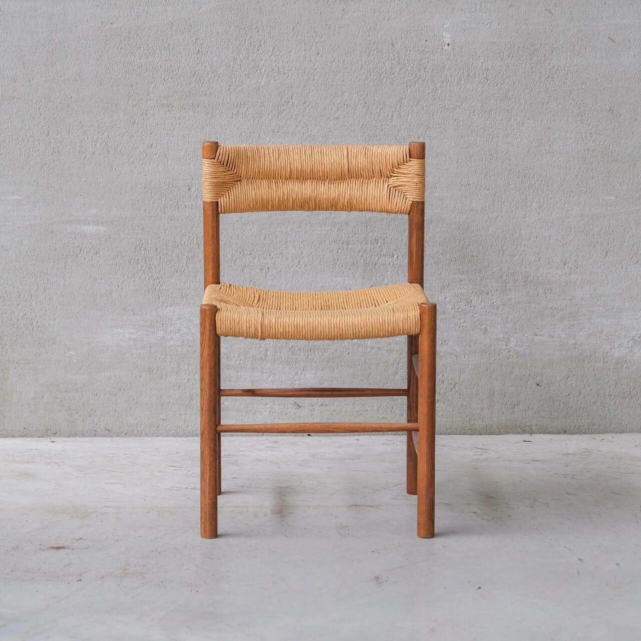 Set Of Four Charlotte Perriand 'Dordogne' Model Mid Century Dining Chairs photo 7800.0