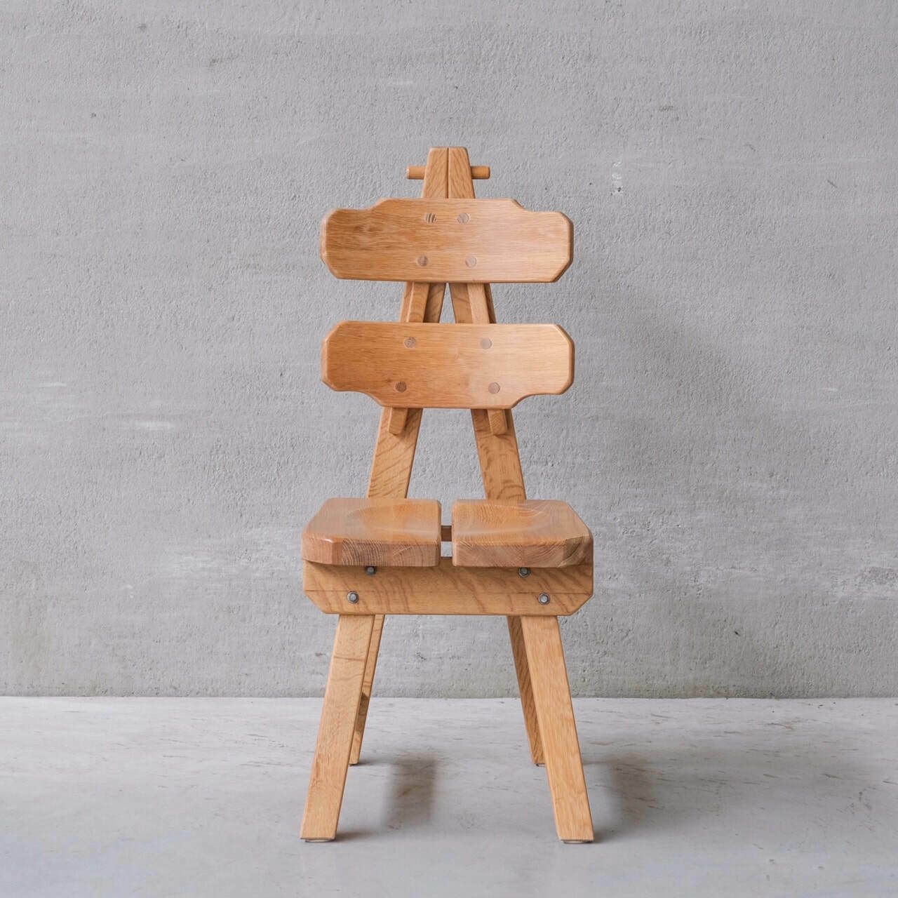 Set Of Six Brutalist Spanish Mid Century Dining Chairs photo 1950.0