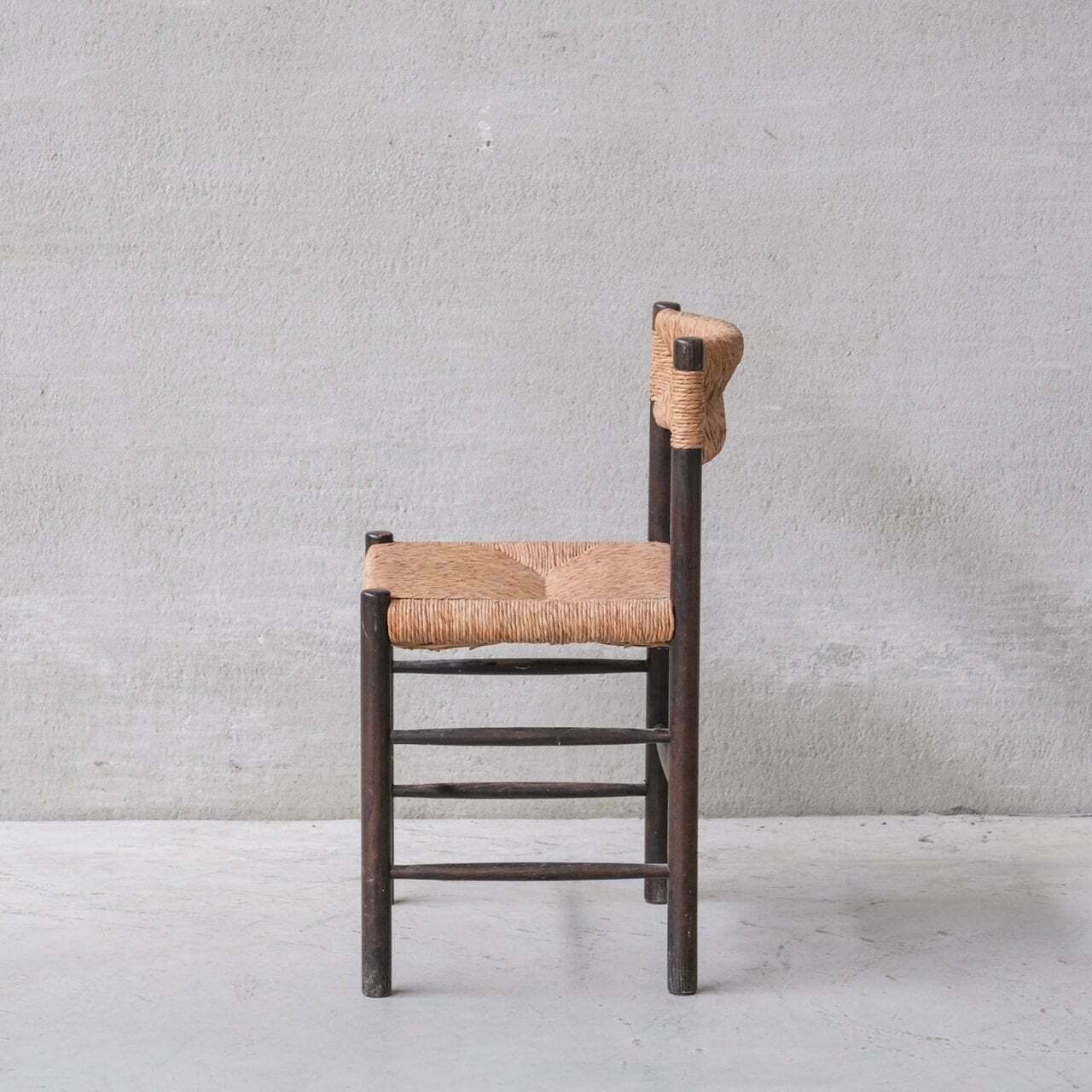 Set Of Three Charlotte Perriand 'Dordogne' Model Mid Century Dining Chairs photo Furniture