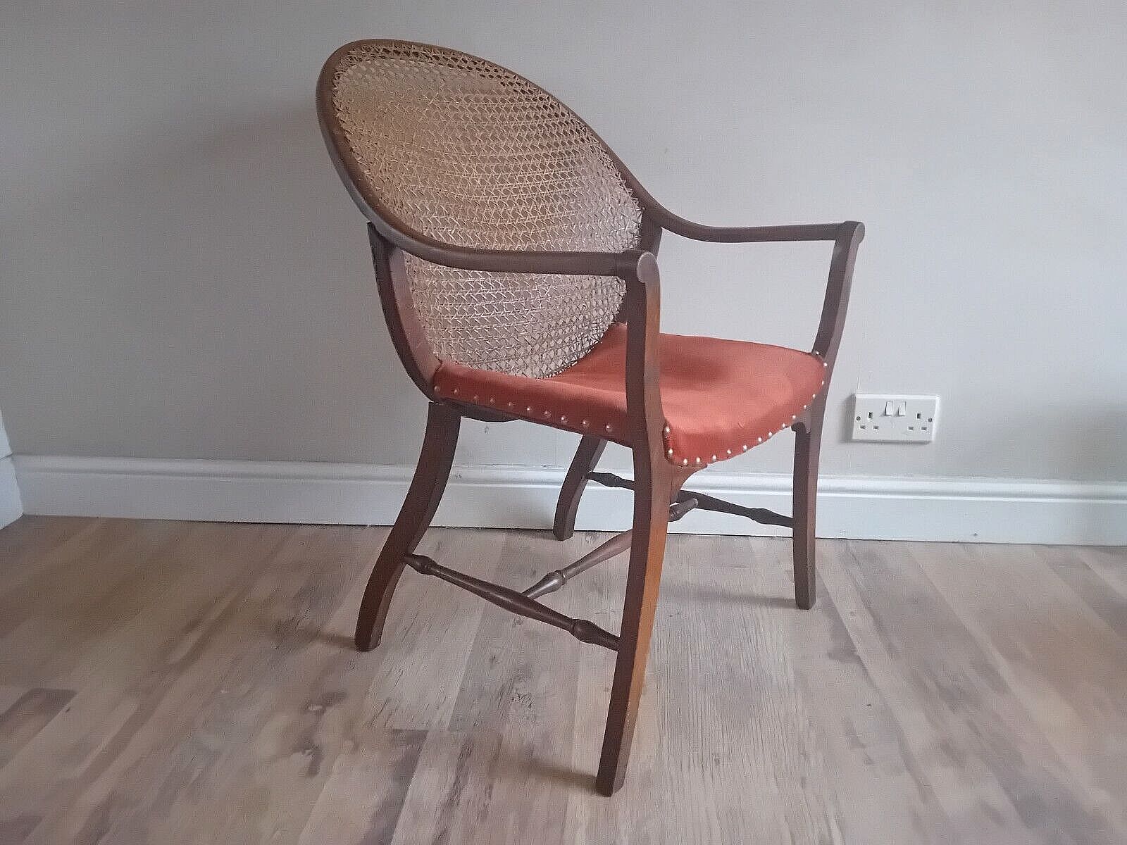 Delightful French Art Deco 1920's Elm Bedroom , Landing , Hall ,Armchair photo 260.0