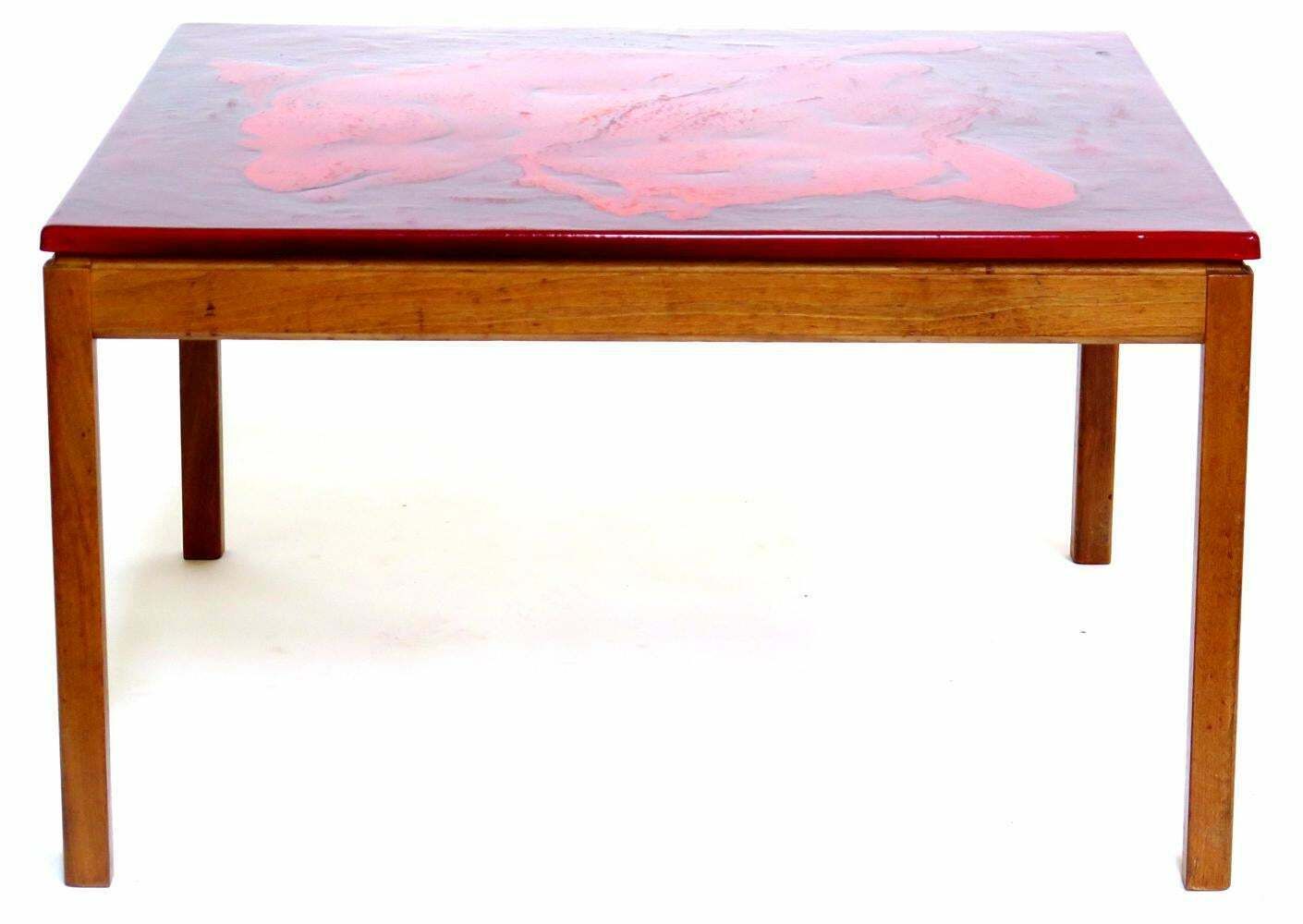 Swedish Modern Enameled Cocktail Table By P. Törneman And David Rosén For Nk photo furniture