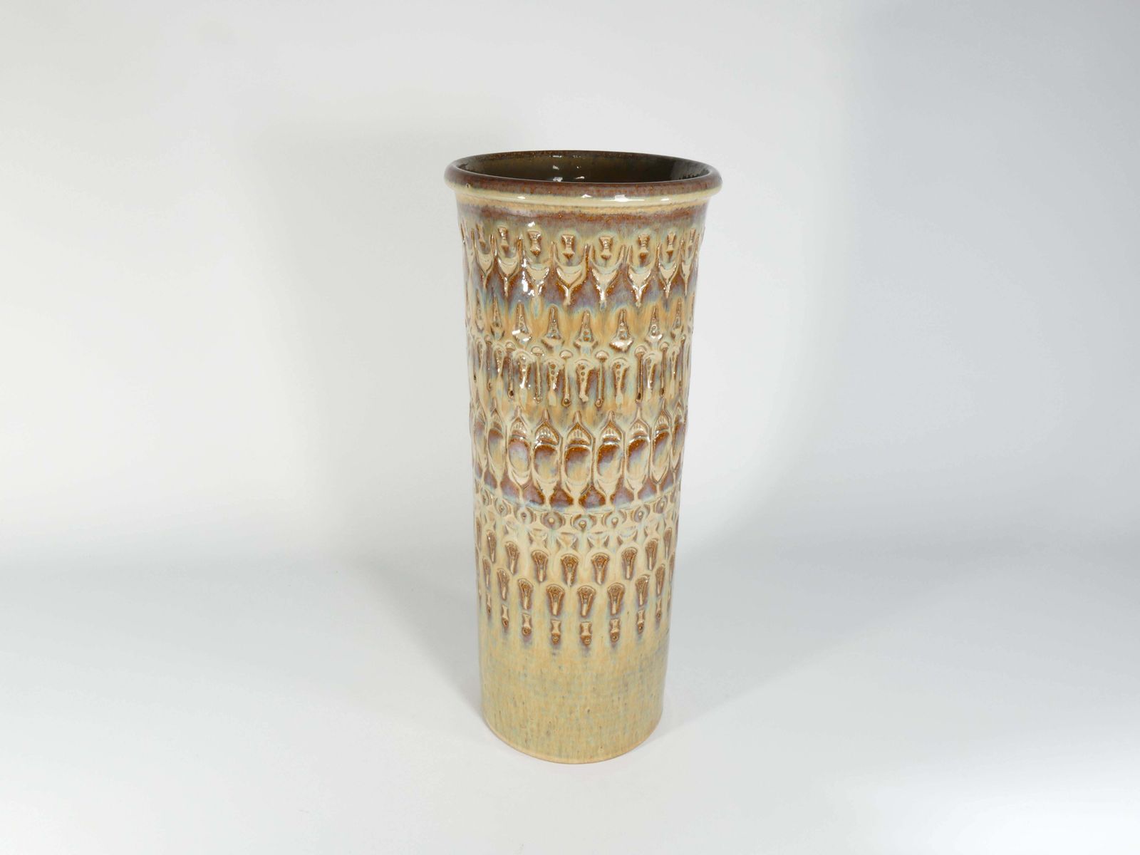 Scandinavian Modern Stoneware Floor Vase, "3119" Søholm Stentøj, 1960's photo buy