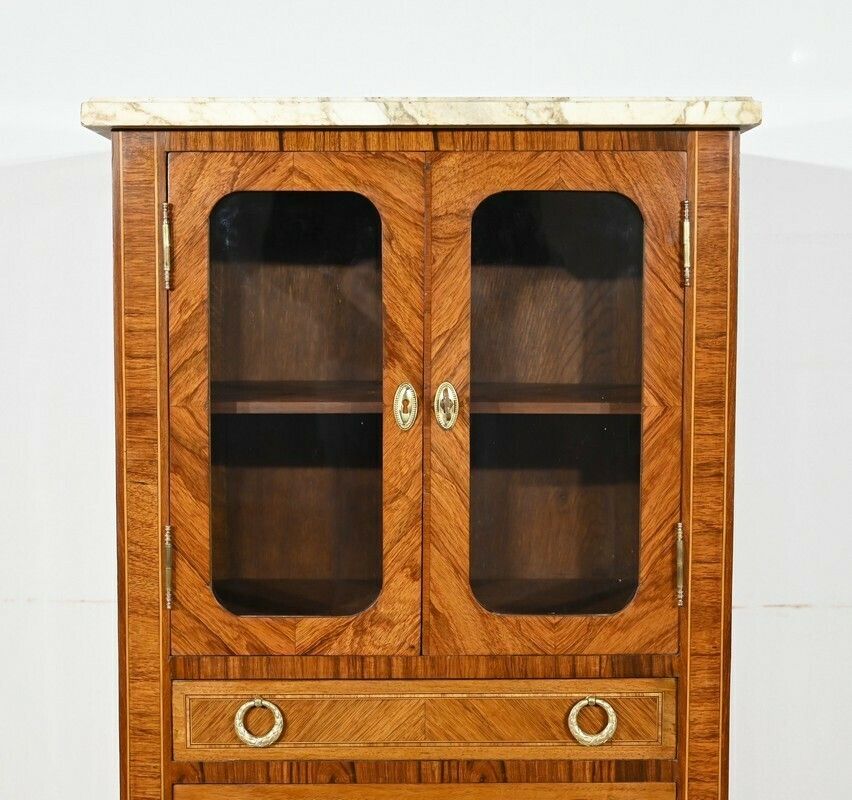 Rosewood Showcase Furniture, Louis XVI Style – Late 19th Century photo vinterior