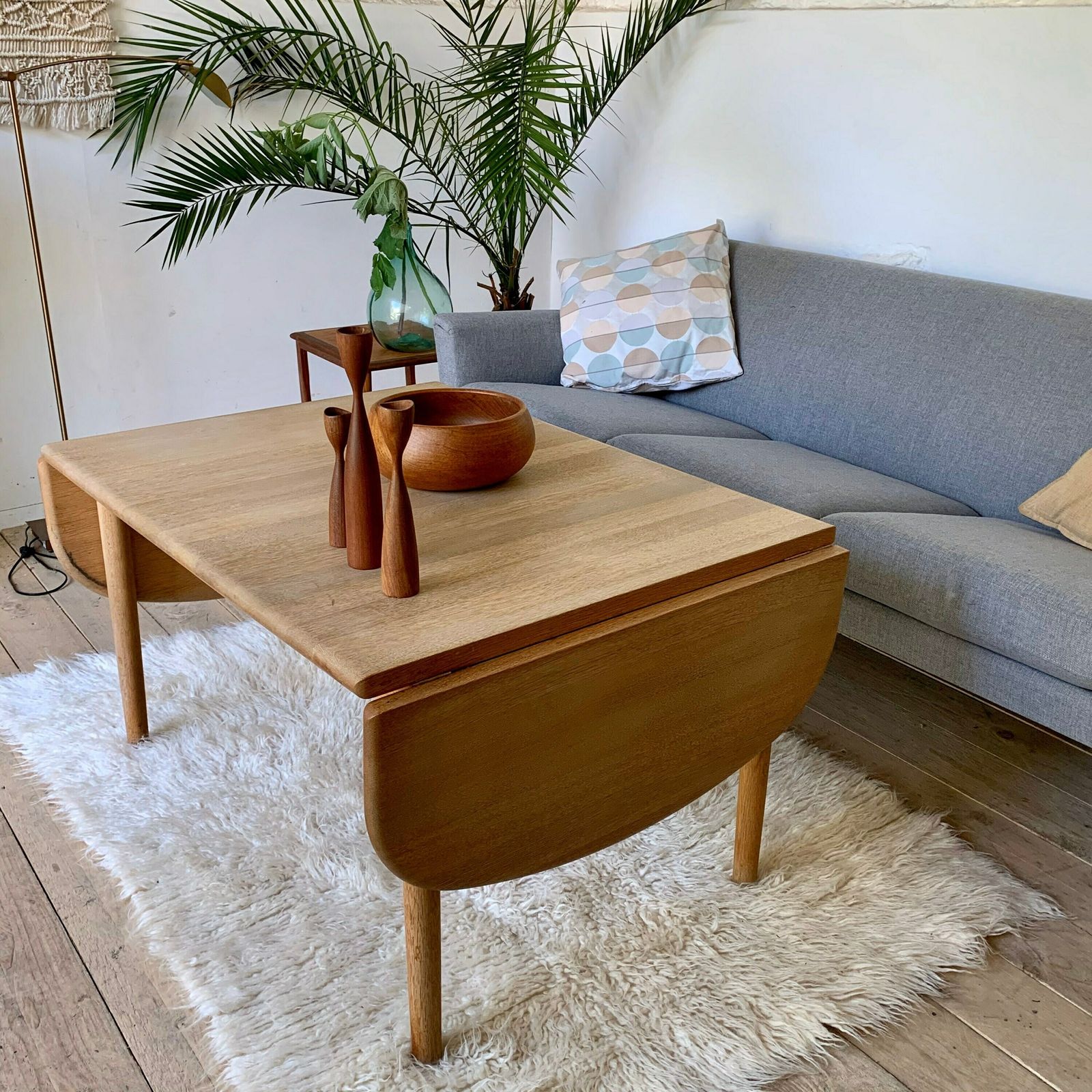 Hans Wegner Scandinavian Solid Oak Coffee Table photo furniture